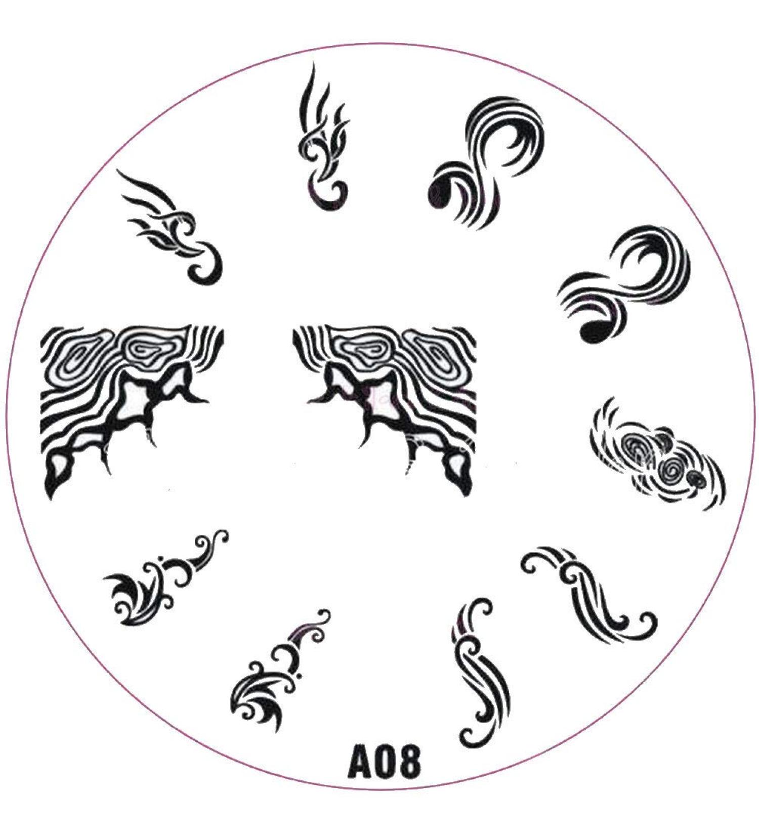 ++SPECIAL ITEM++ Stamping stencil A-Series: A08 Ornaments