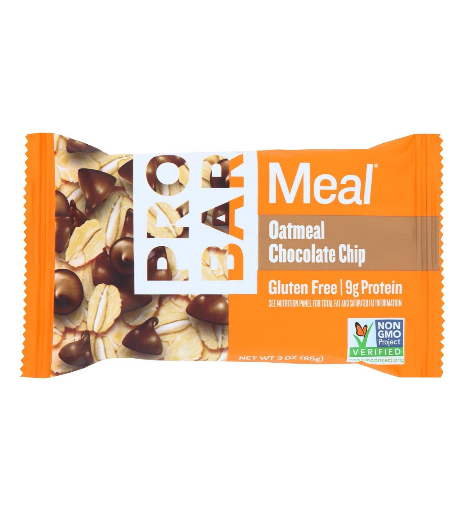 Probar Meal Oatmeal Chocolate Chip Bar 3 Ounce (Pack of 12)