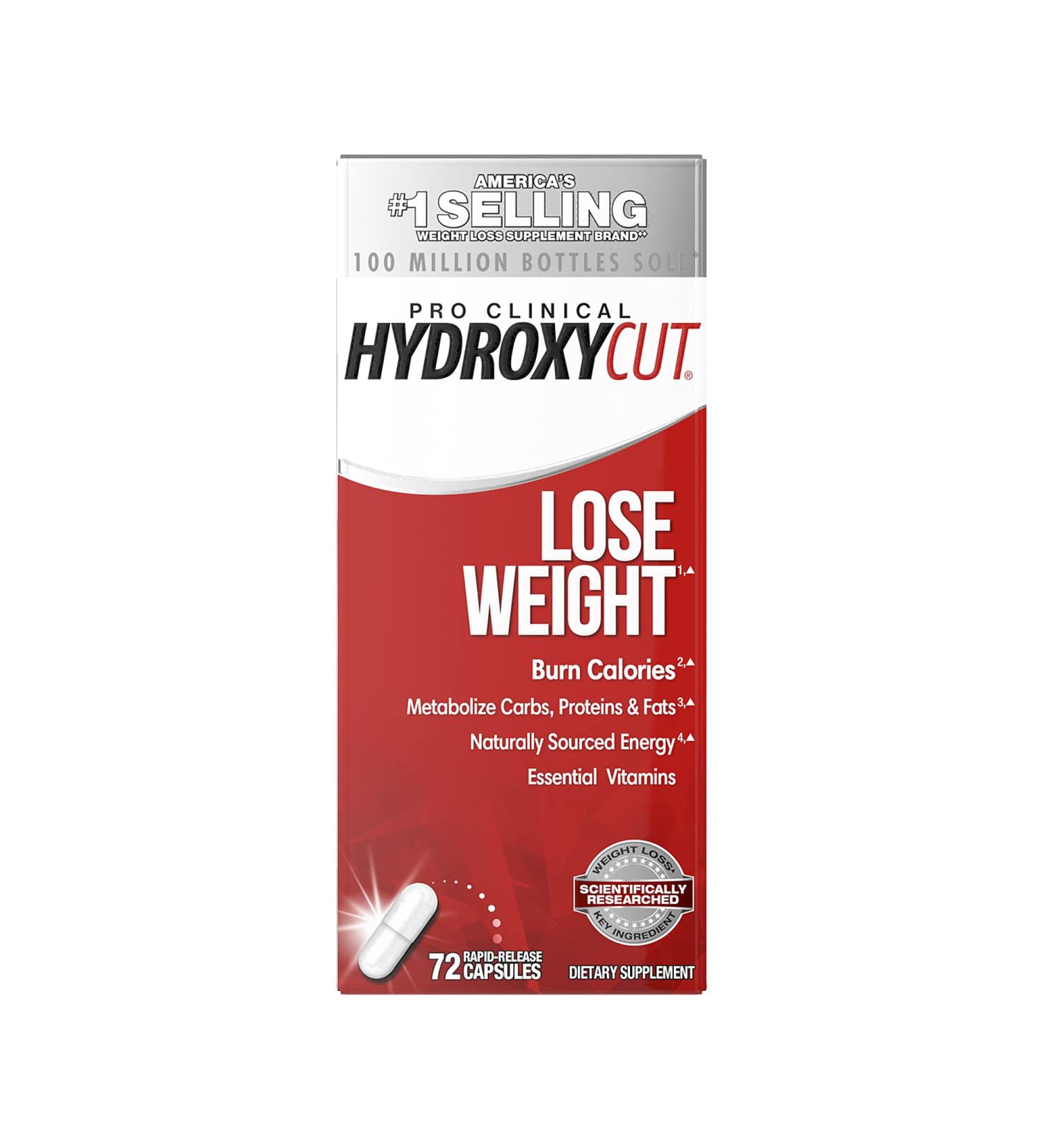 Hydroxycut Pro Clinical Weight Loss - 72 Rapid-Release Capsules for Effective Fat Burning - Buy Online on GoSupps.com