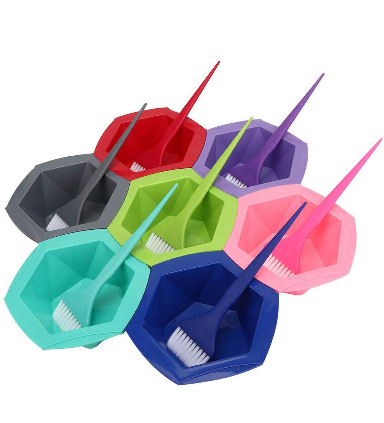 Colorful Hair Dye Bowl and Brush Set | Professional Hair Color Accessories for Stylists | International Shipping Available - Buy Online on GoSupps.com
