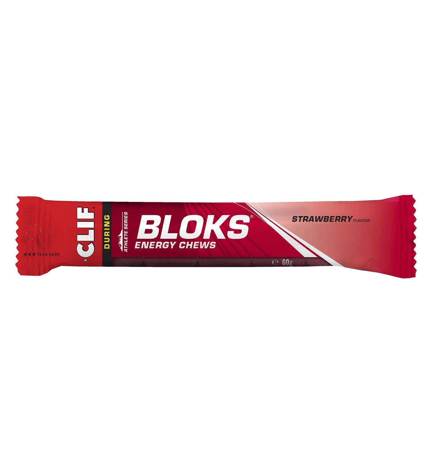 Clif Bloks Sports Supplements Strawberry 60g - Buy Online on GoSupps.com