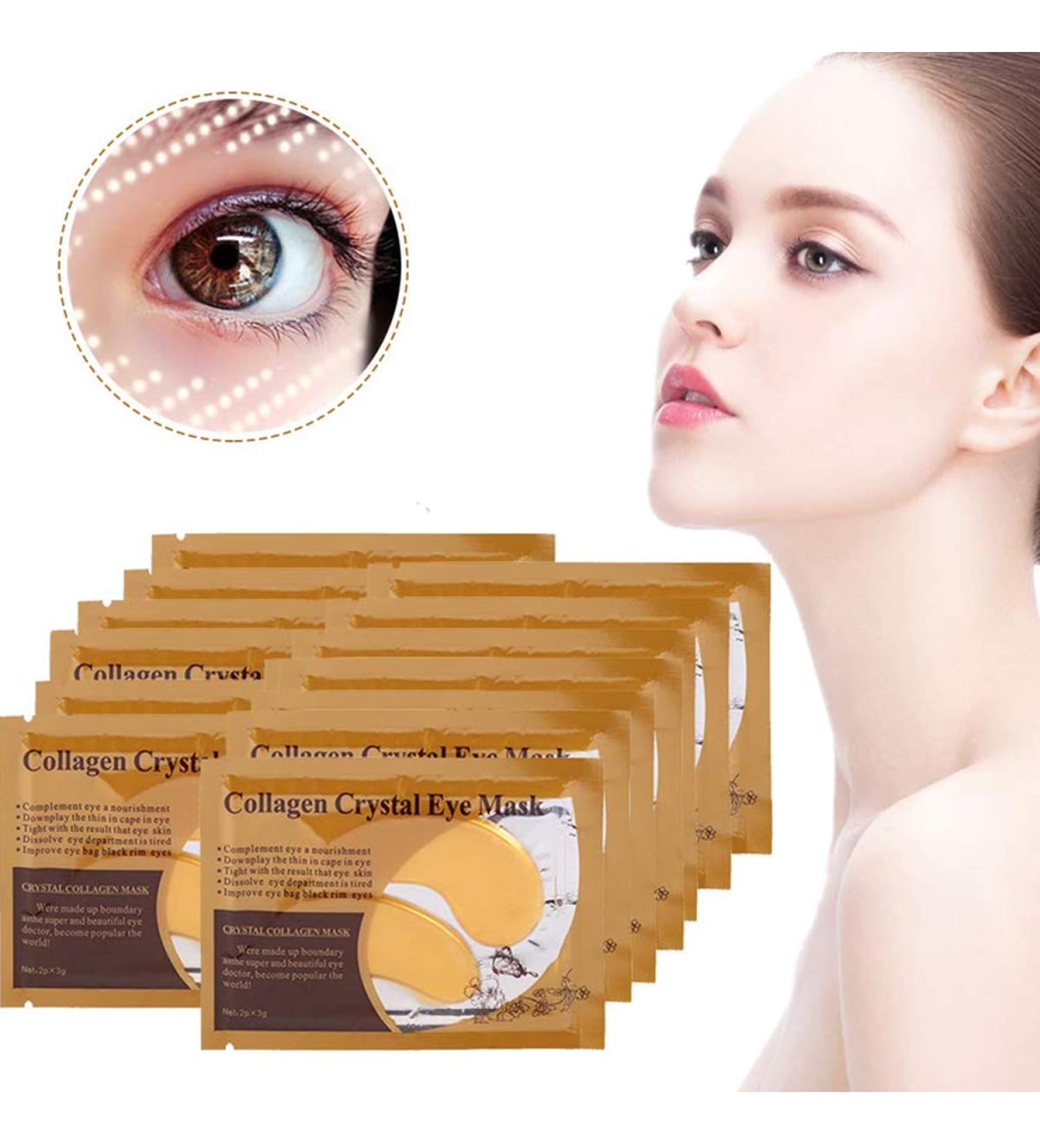 Sonew Collagen Eye Masks - 10 Pairs | Reduce Dark Circles Puffiness & Wrinkles | Moisturizing & Brightening Formula - Buy Online on GoSupps.com