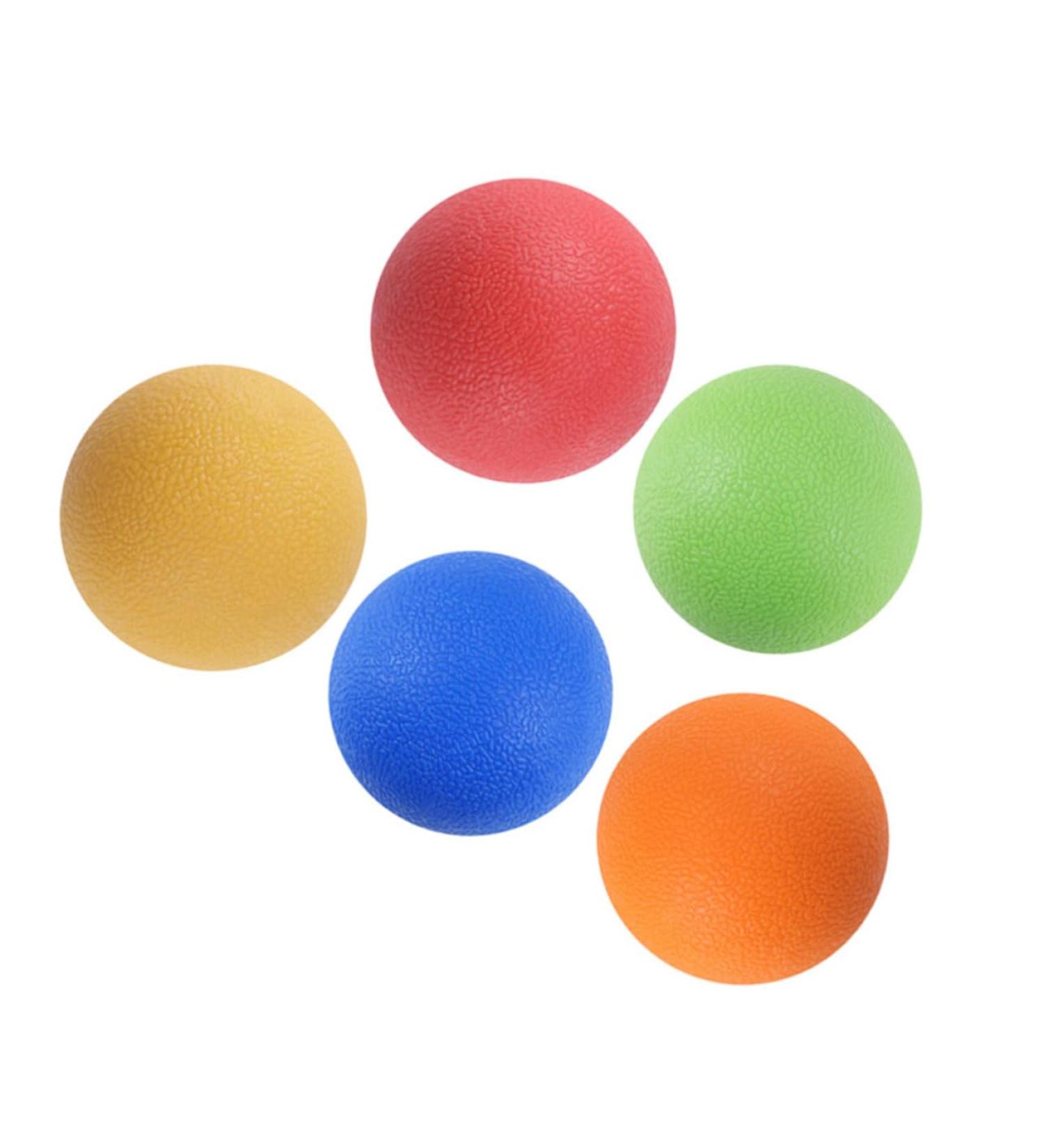 Beavorty 5-Piece Muscle Roller Set | Yoga Accessories Lacrosse Balls & Foot Massage Tools for Pain Relief & Recovery - 6.5x6.5cm - Buy Online on GoSupps.com