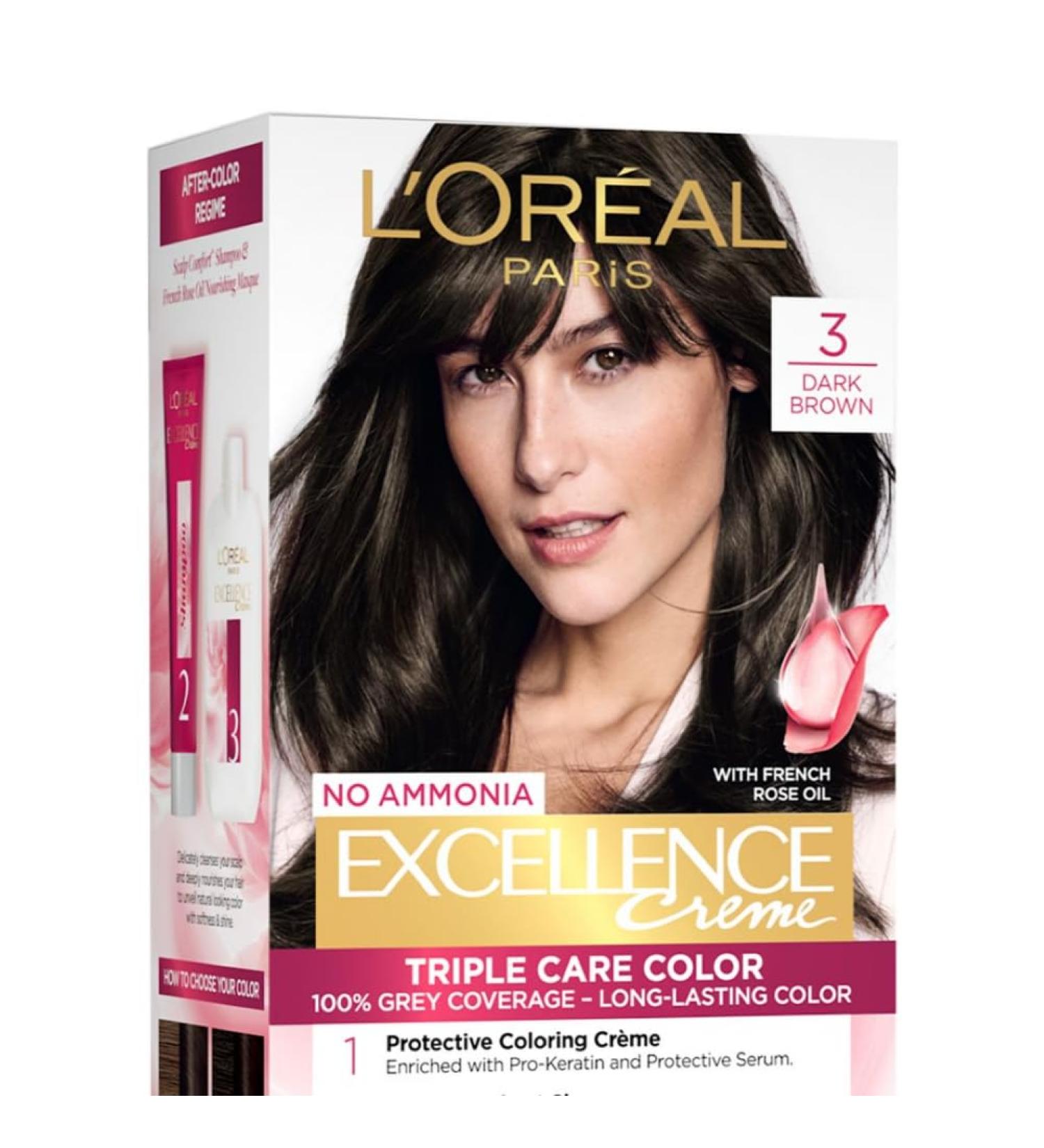 L'Oreal Paris Darkest Brown Hair Color 72ml + 100g - Buy Internationally | Best Quality Hair Dye - Buy Online on GoSupps.com