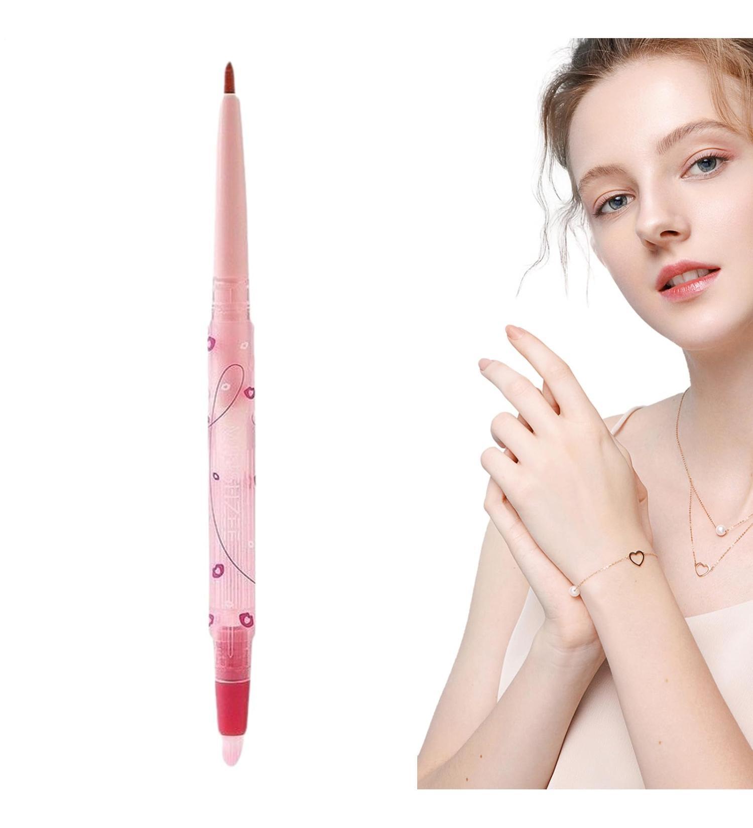  Linsition Lip Liner Pencil 14g Double-Sided Lipstick Long Lasting Color Lip Liner for Women and Girls for Weddings Holidays Festivals Parties Social Events and - Buy Online on GoSupps.com