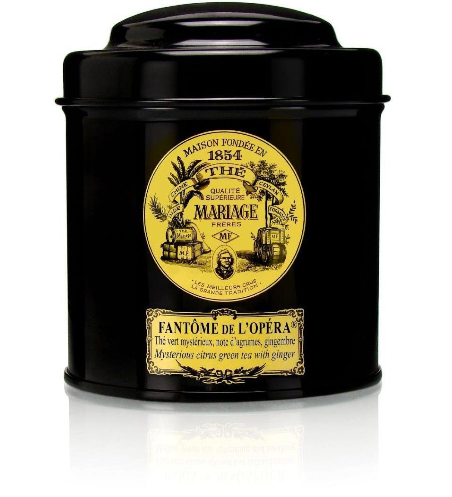 Mariage Fr res - FANT ME DE L'OP RA - Black classical sealed 3.52oz / 100gr canister / tin
