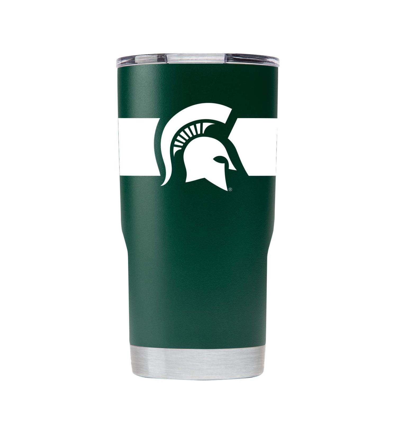 GTS Gametime Sidekicks Michigan State Spartans Stainless Steel Drinkware (20oz Green)