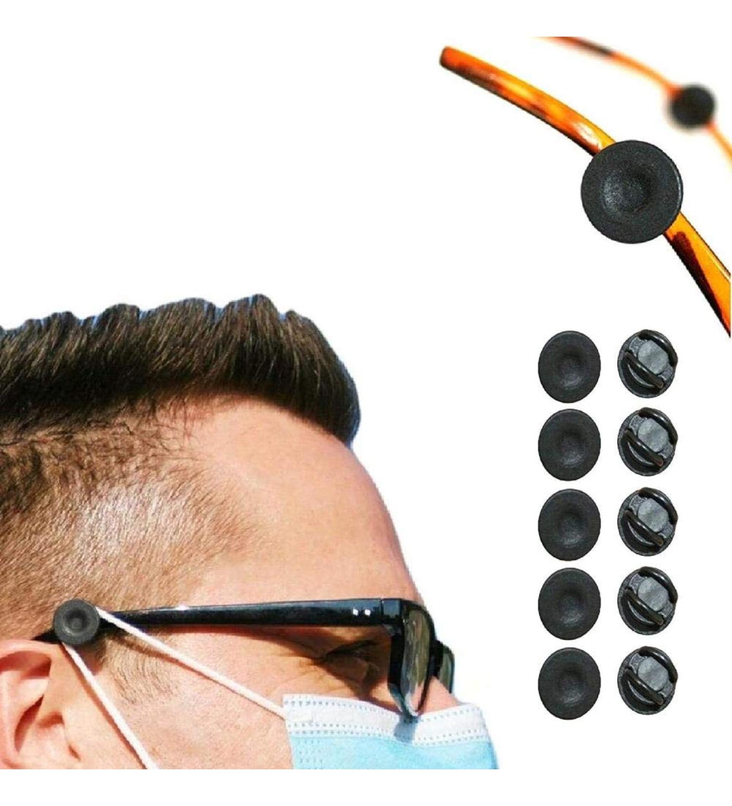 Prevessel Silicone Mask Holder for Glasses - Non-Slip Elastic Design to Relieve Ear Pressure - Ideal for Glasses Wearers - Buy Online on GoSupps.com