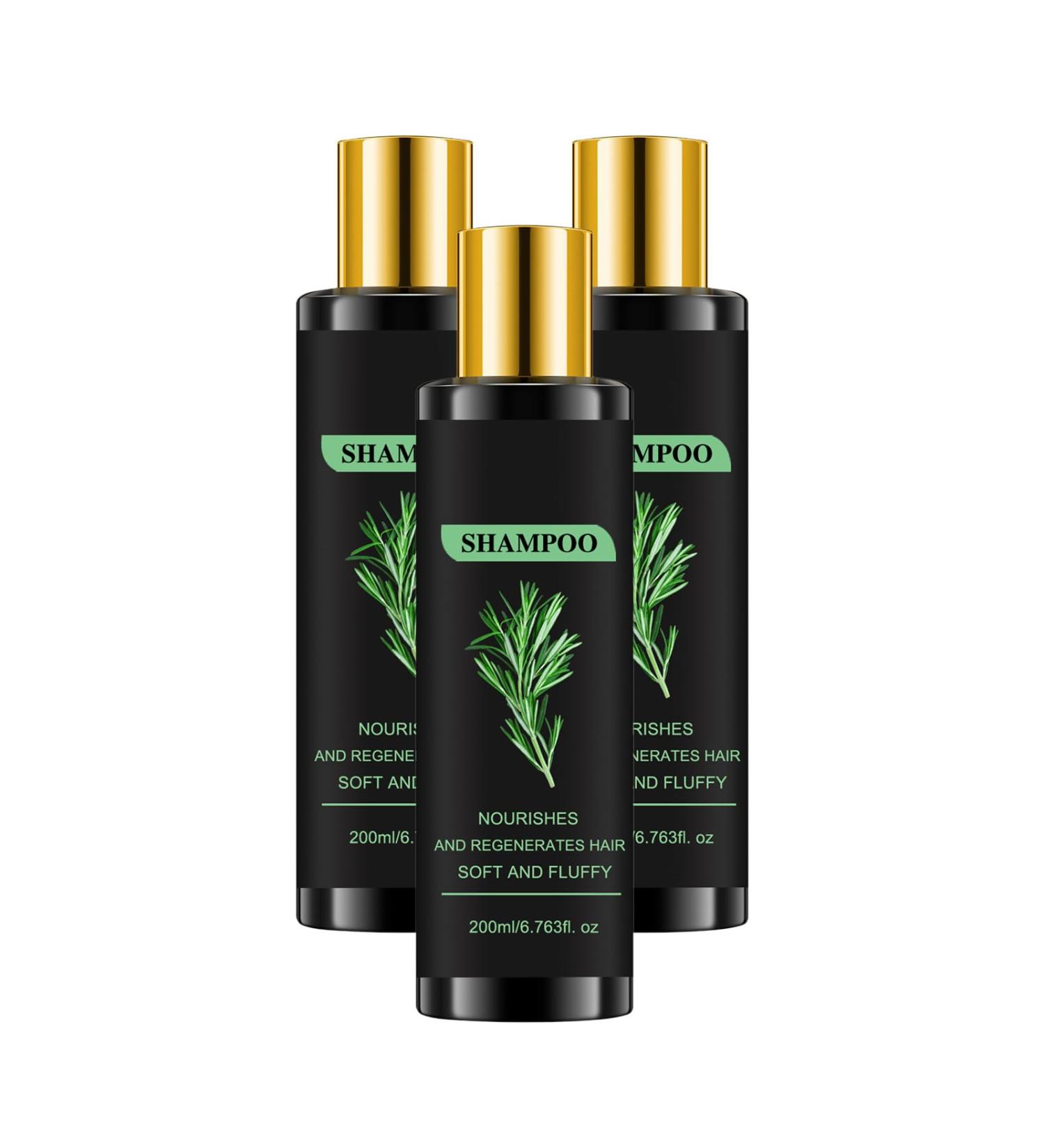 3 Pcs Rosemary Hydrolyzed Keratin Shampoo Rosemary Leaf Oil Shampoos Soft and Fluffy Cleansing Shampoos for Men and Women - Buy Online on GoSupps.com