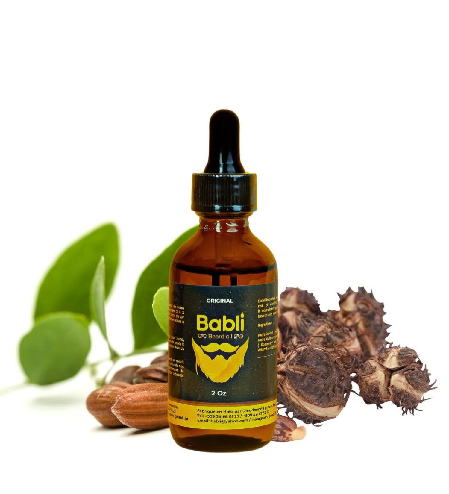 Buy BABLI 100% Pure Beard Oil for Men | Organic Jojoba & Vitamin B Beard Softener | Essential Moisturizer & Growth Oil - Buy Online on GoSupps.com