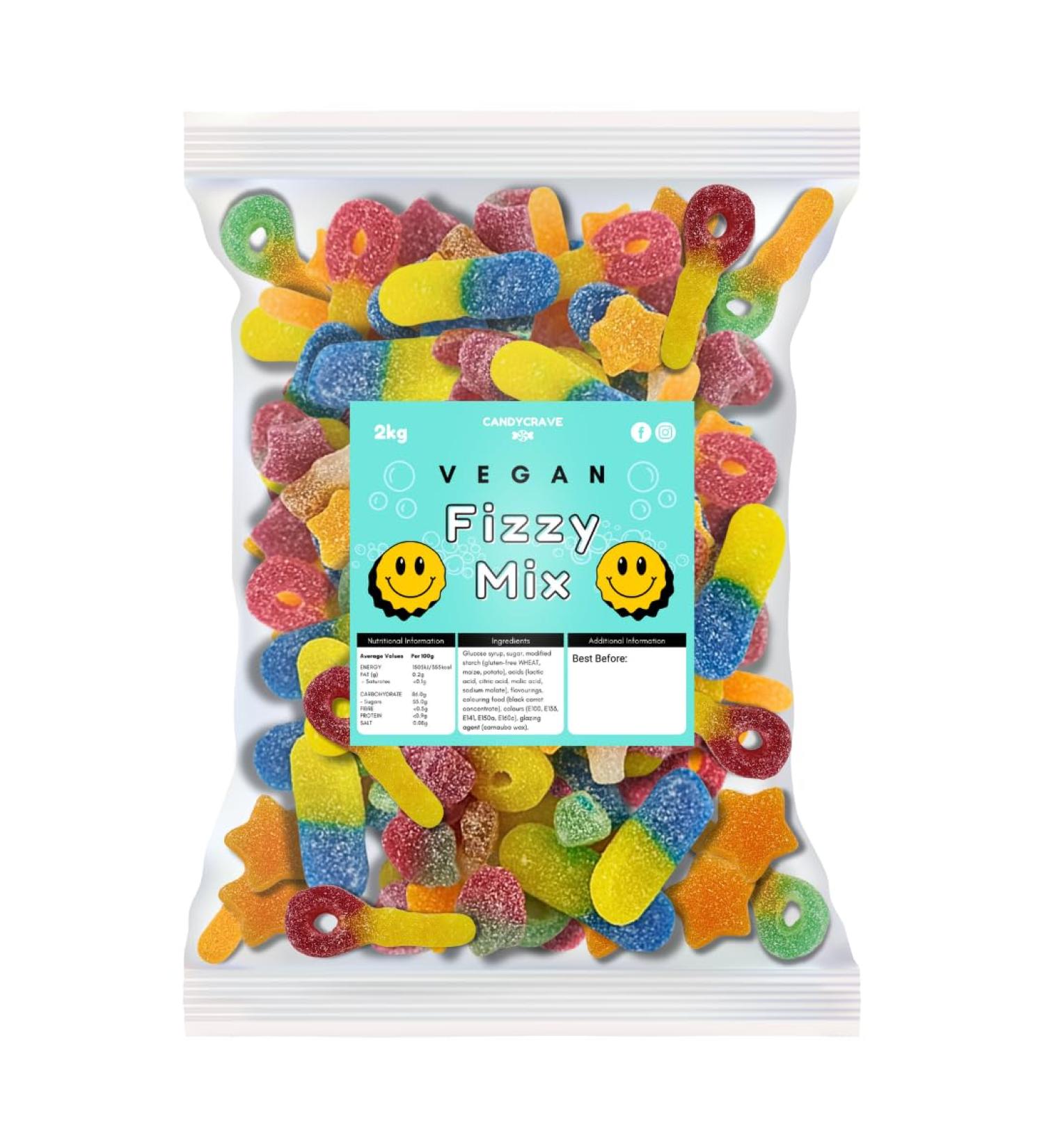 Candycrave - Vegan Sour Mix 2Kg Bulk Bag - Buy Online on GoSupps.com