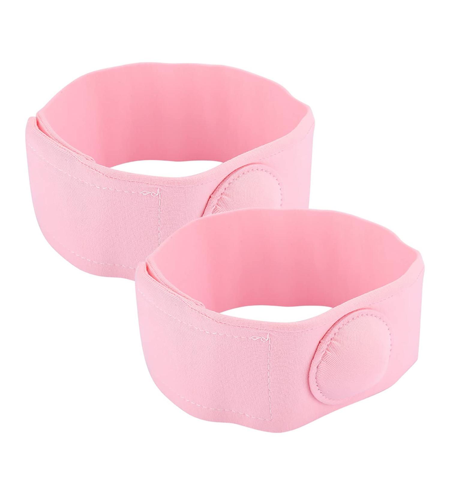 Ymiko Baby Belly Button Band - 2Pcs Umbilical Hernia Belt for Infants - Pink Color - Buy Online on GoSupps.com