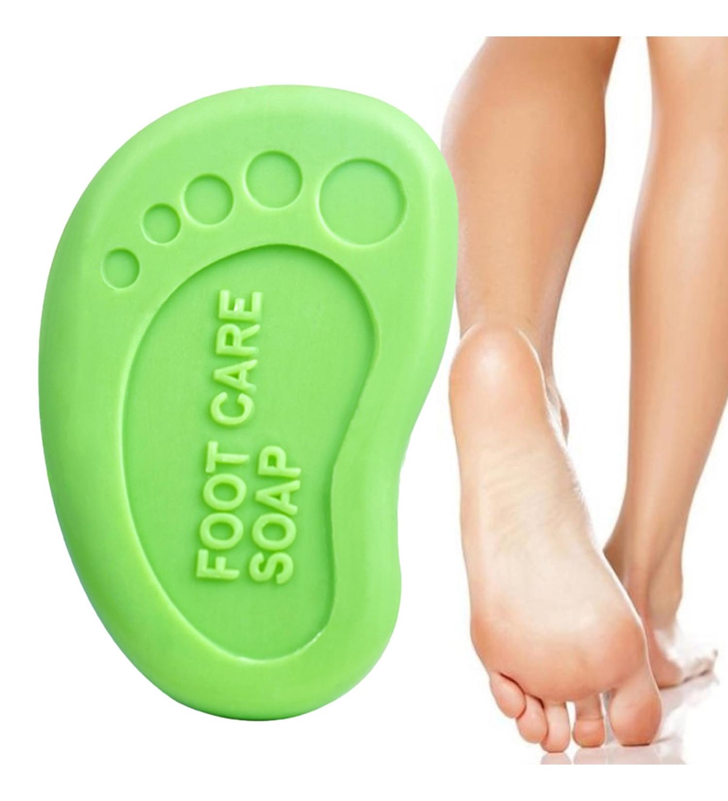 Foot Saop Scrub | Handmade Soap with Green Tea Essence Oils Protects Skin From Jock Itch Athlete's Foot Relieves Foot Problems Mens Body Wash Foot Deodoranting for Soften Feet Frifer - Buy Online on GoSupps.com