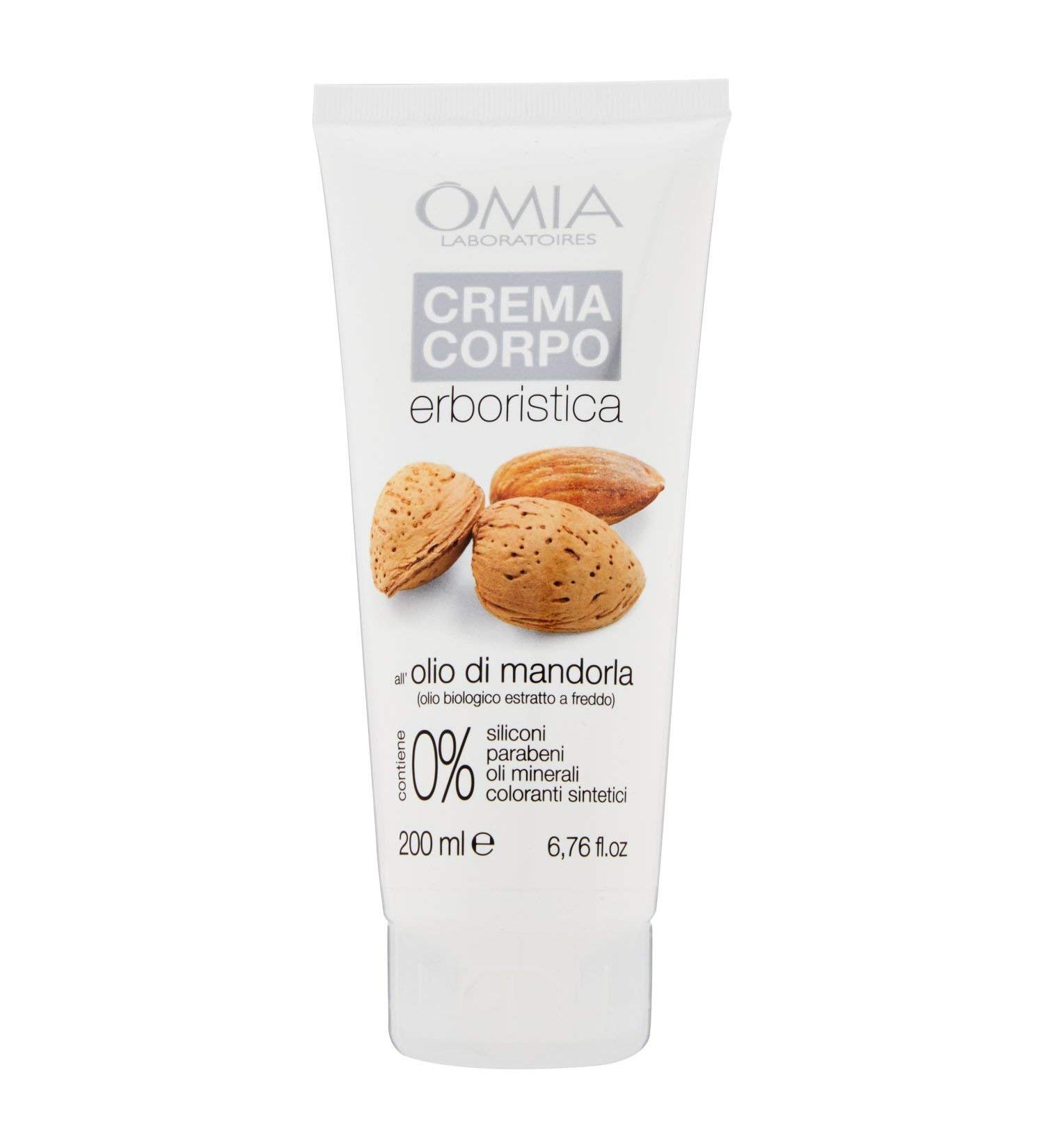  Omia OMIA Herbal Body Almond Oil Cream 200 ml - Buy Online on GoSupps.com