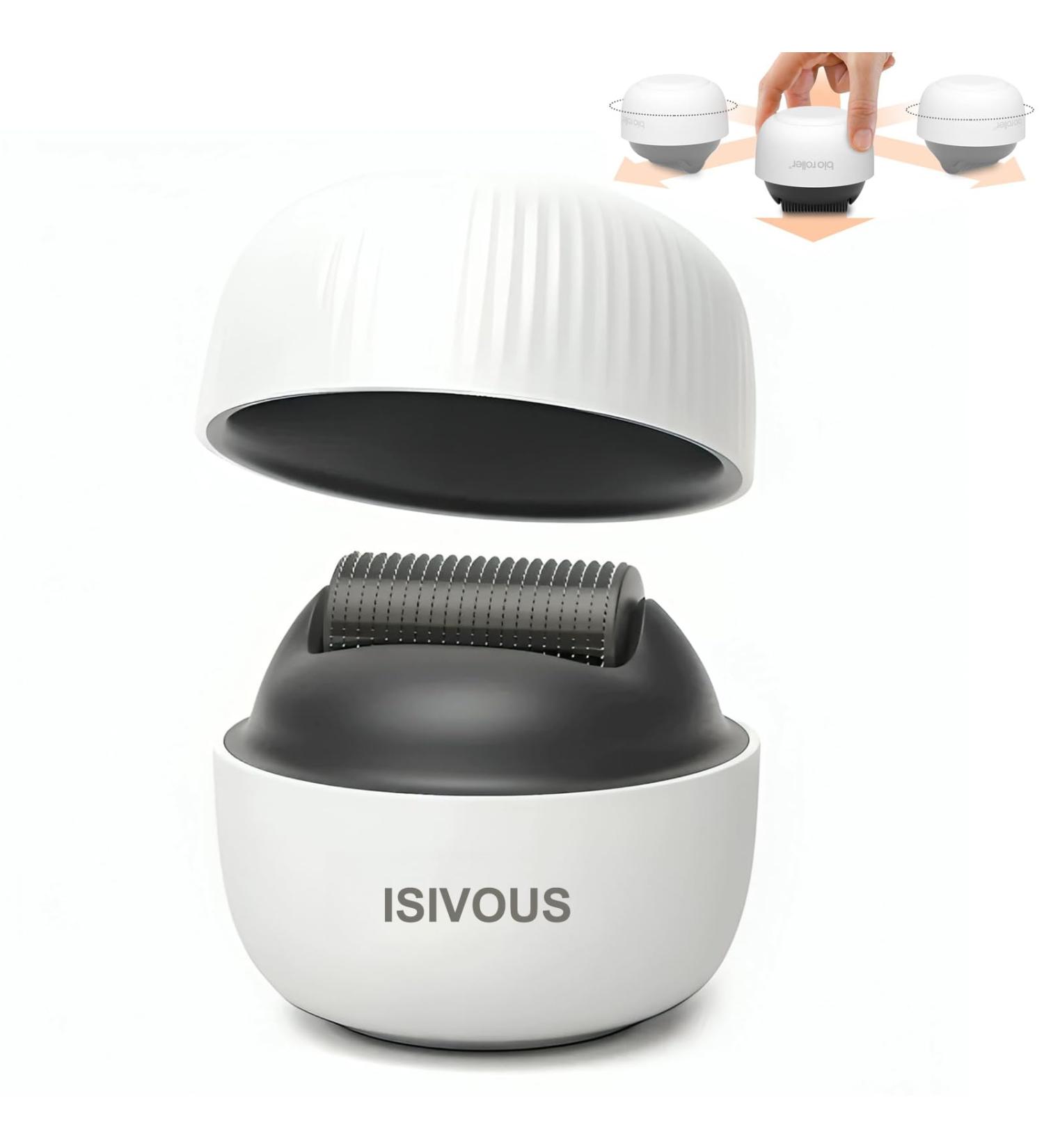 Derma Roller 0.5 mm Needles Beard Roller 1200 Titanium Microneedling Roller Derma Roller for Men and Women Hair Care Face and Body Stretch Marks Hair Loss - Buy Online on GoSupps.com