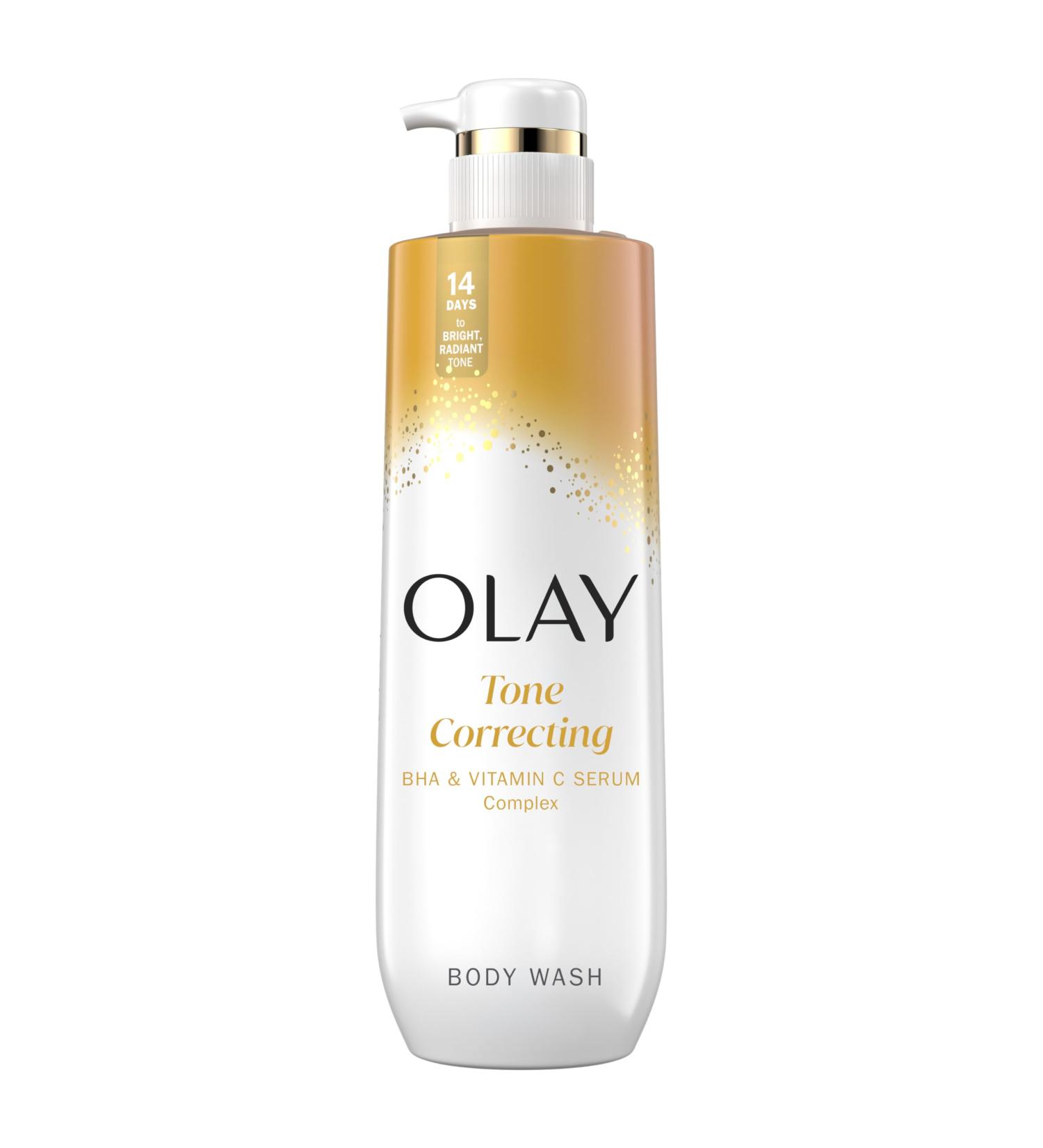 Olay Body Wash for Women Tone Brightening Exfoliation Vitamin C Serum Complex Renew Moisture Free of Parabens & Phthalates Vitamin B3 Lameller Technology For All Skin Types 20 fl oz - Buy Online on GoSupps.com