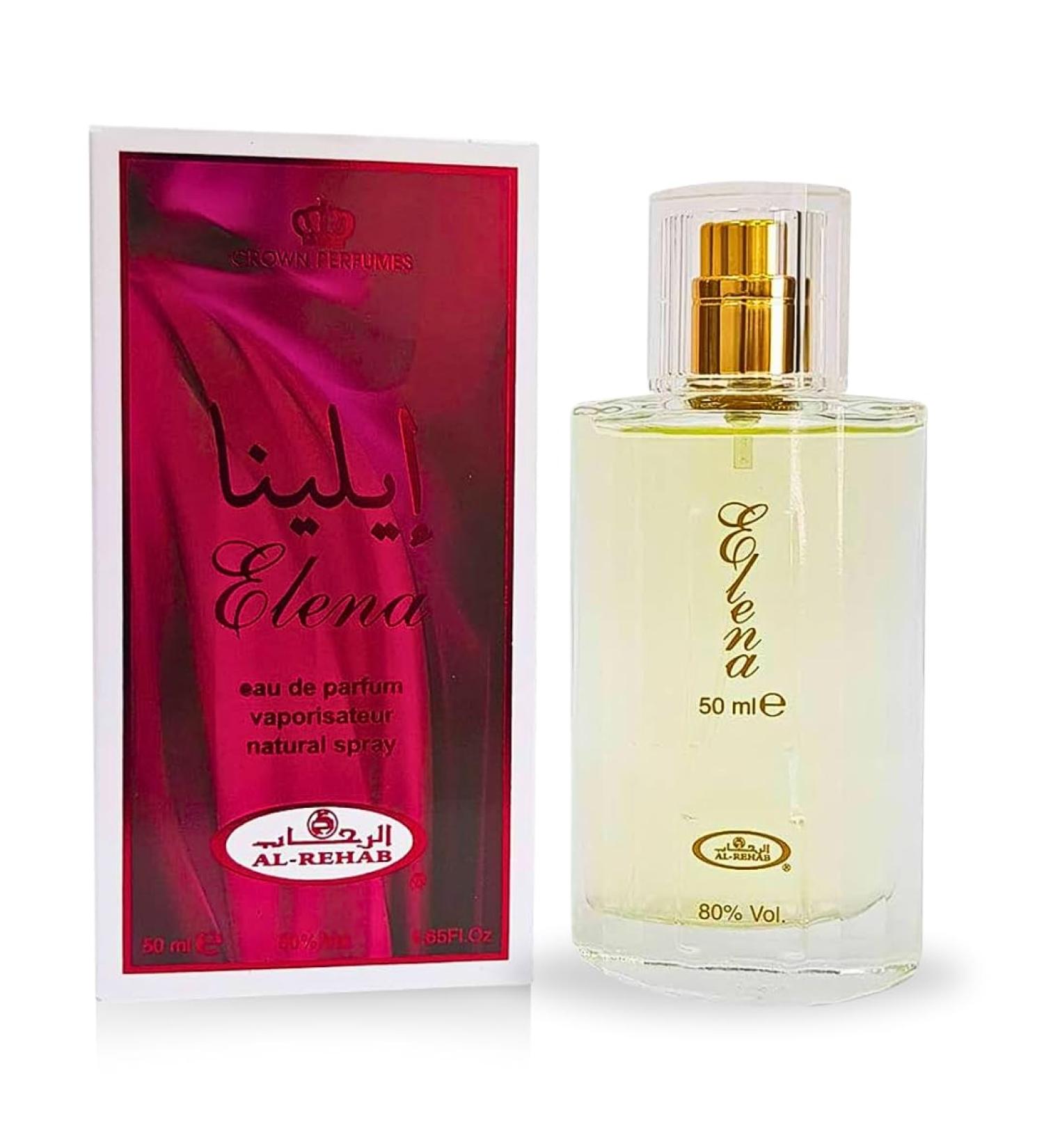 Al-Rehab Elena EDP - 50ML (1.7 OZ) Long Lasting & Luxurious Scents of Arabia Perfumes For Men & Women. 1.7 Fl Oz (Pack of 1) Elena Spray - Buy Online on GoSupps.com