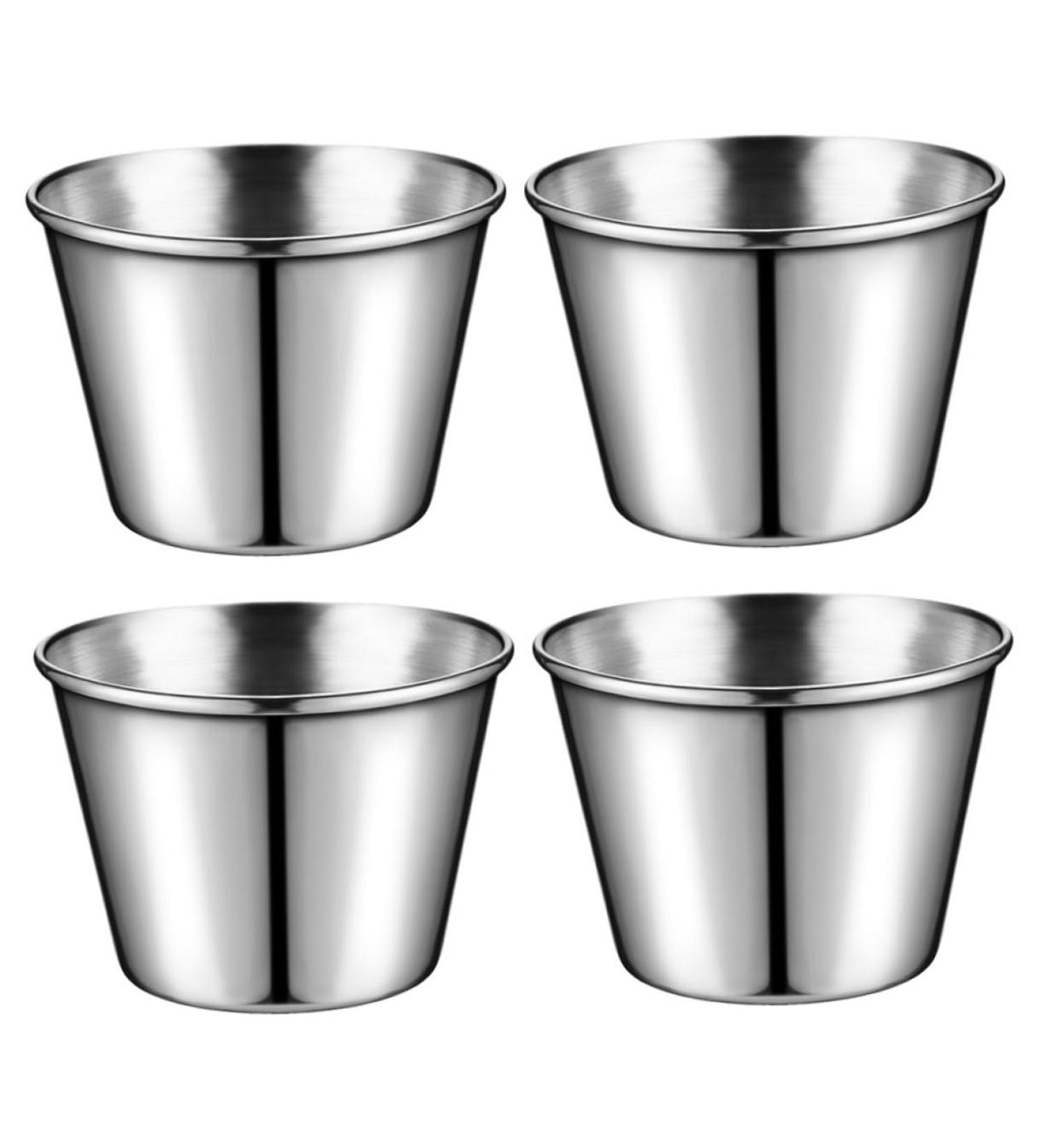Milisten 4pcs Stainless Steel Sauce Cup Tomato Sauce Ketchup Tomato Paste I Am Willow Small Bowls Sauce Containers Dip Containers for Lunches Sauce Boxes Travel Dip Cups Hot Pot - Buy Online on GoSupps.com