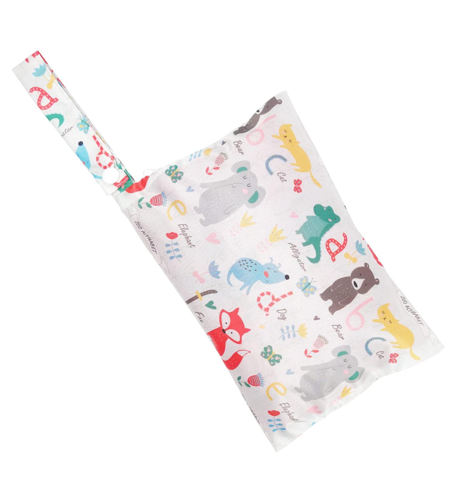 ALLY-MAGIC Waterproof Wet Dry Bag 22*15 cm - Washable Cloth Diaper Daycare Organizer for Swimsuits - Double Zipper Hanging Storage Bag - Buy Online on GoSupps.com