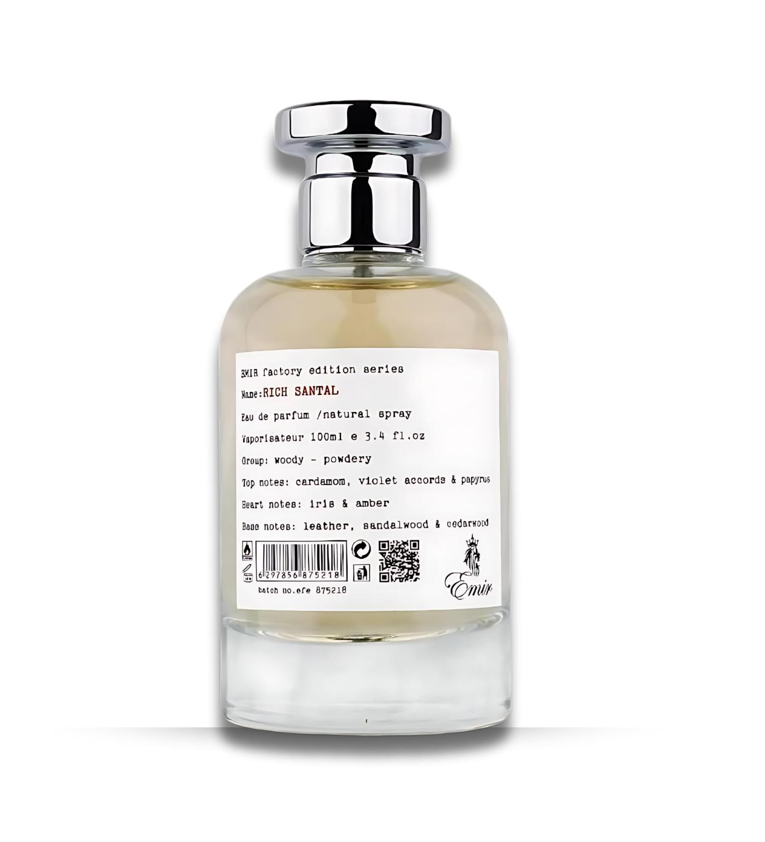 Paris Corner Rich Santal Perfume EDP 3.4Fl Oz UNISEX Fresh - Buy Online on GoSupps.com