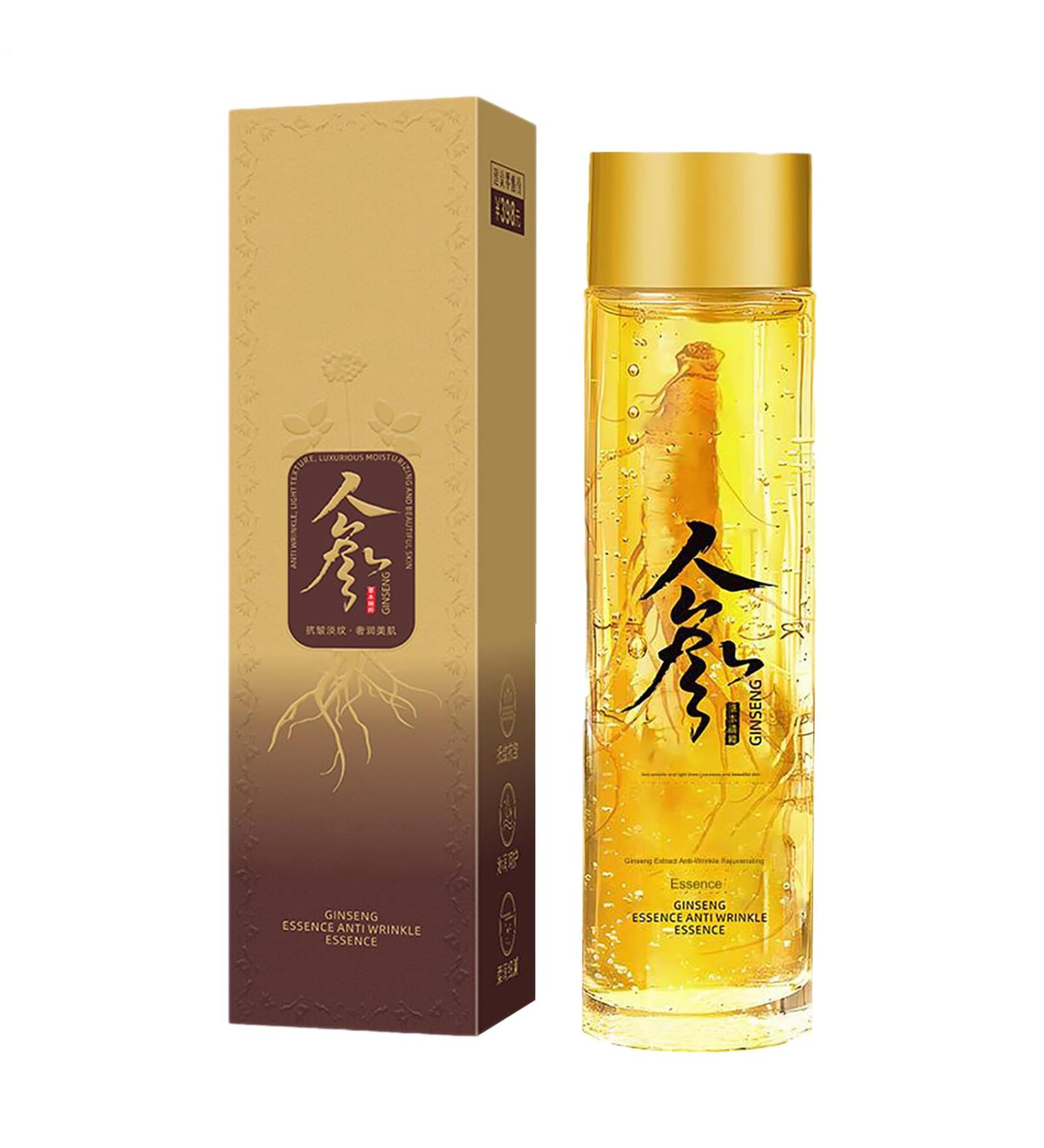 Ginseng Extract Liquid 120ml Facial Skin Moisturizer with Ginseng Extract Natural Ingredients Brightening Essence Liquid Korean skin care essence for and plump - Buy Online on GoSupps.com