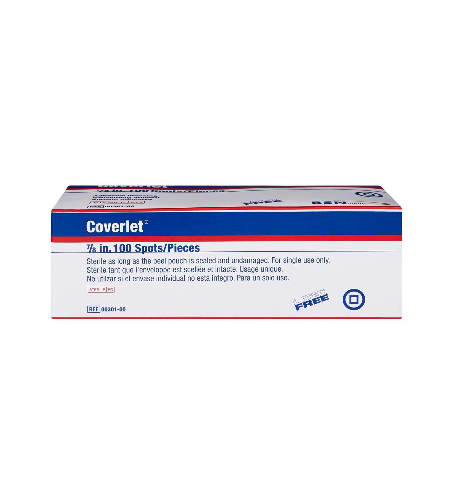 Round Spot Fabric Bandages - Box of 100 | 100 Count Pack | Coverlet Bandages - Buy Online on GoSupps.com