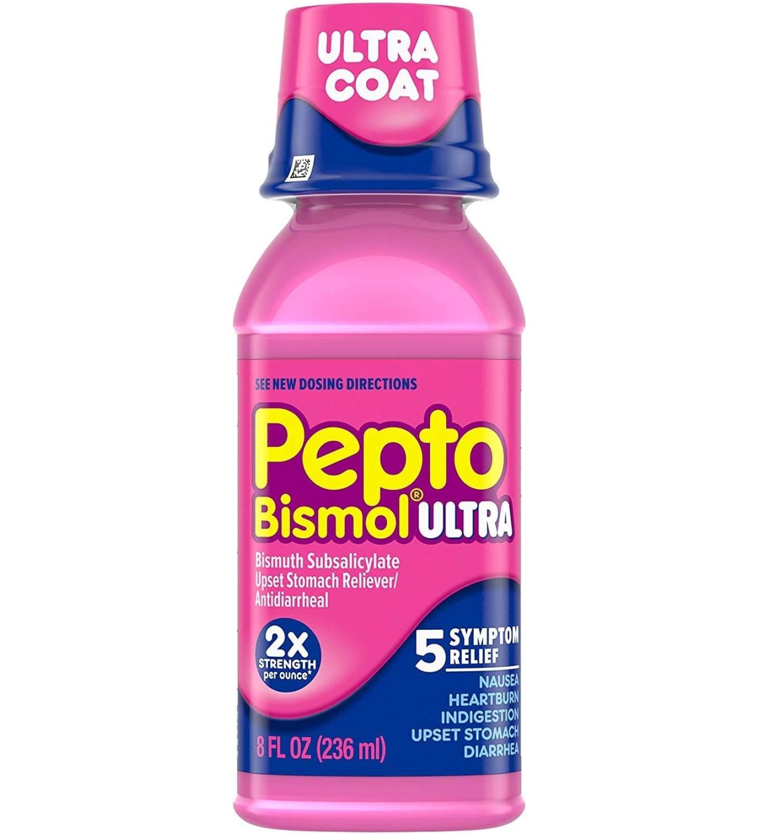 Pepto-Bismol Max Strength Liquid 8 oz - Buy Online on GoSupps.com