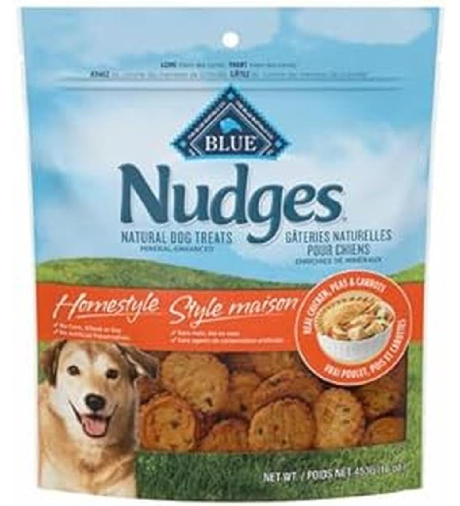 Blue Buffalo Nudges Natural Dog Treats Chicken Pot Pie 16oz Chicken Pot Pie Nudges - Buy Online on GoSupps.com