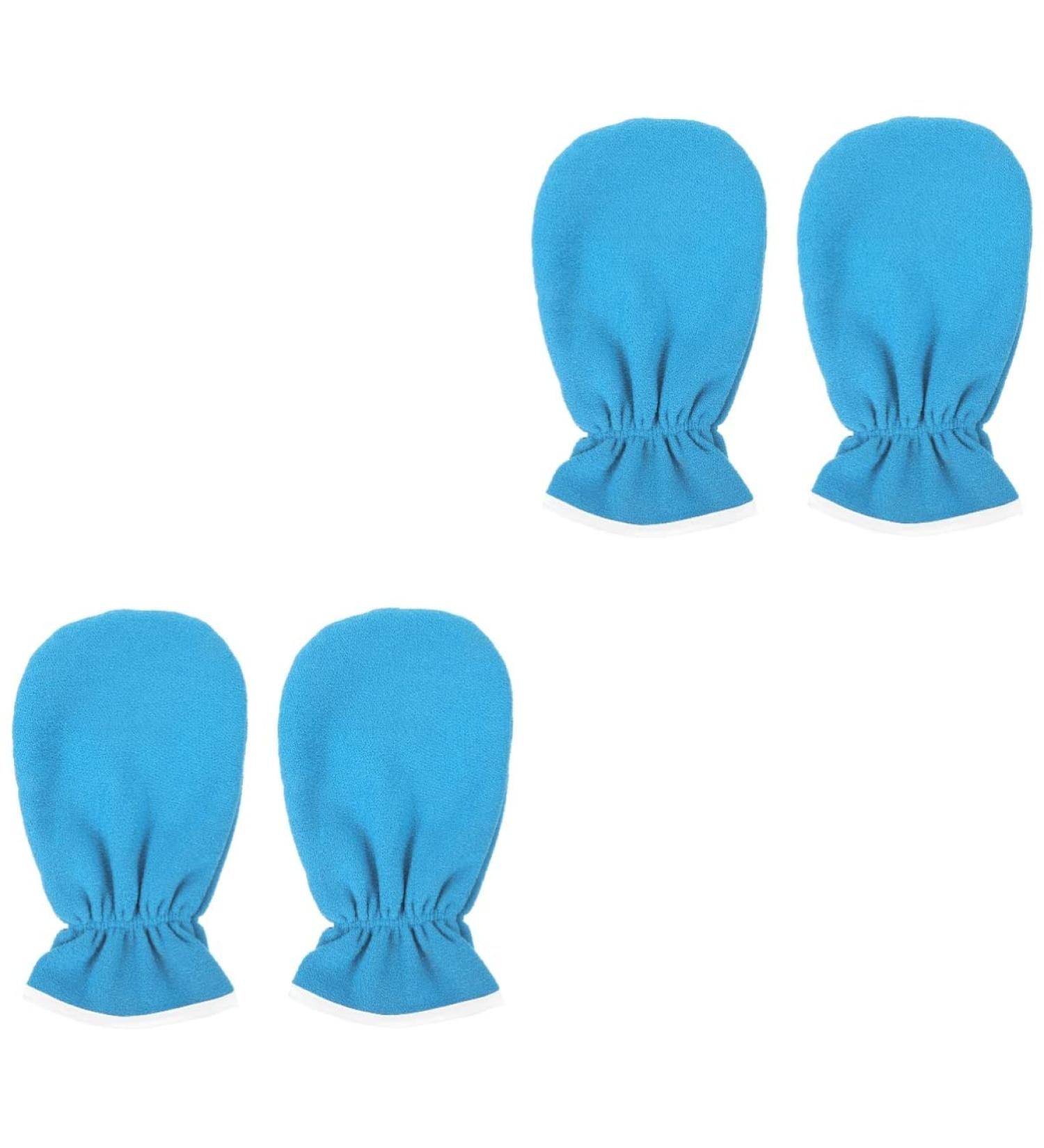 DOITOOL 2 Pairs Home Gloves and Thickened Rough Mittens Calluses Men Daily for Gel Essential Re Hand Beauty Blue Peel Hands Women Skin Exfoliating Cracked Heal - Buy Online on GoSupps.com