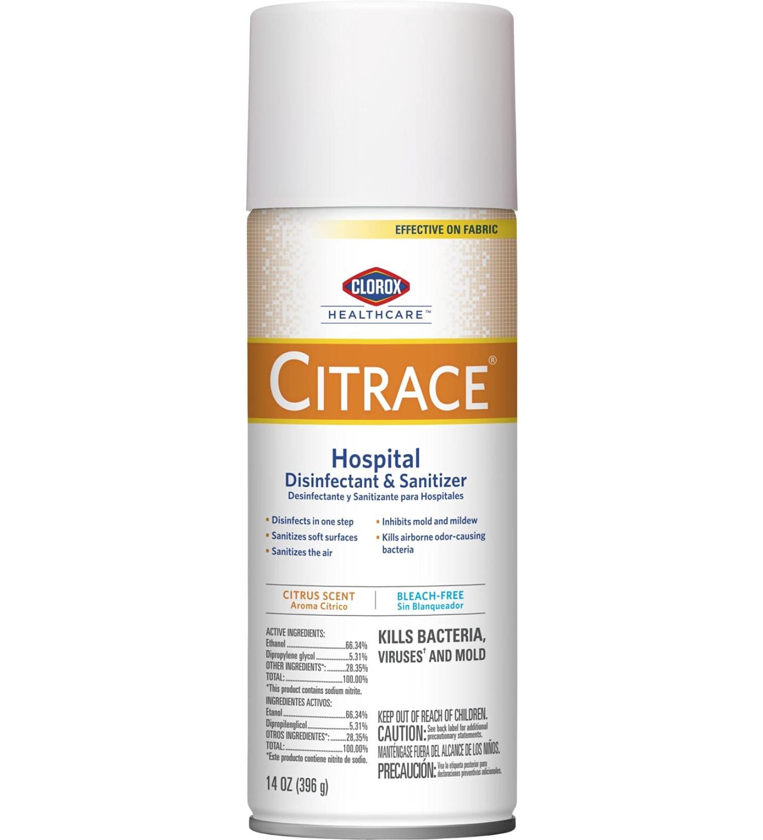 CloroxPro Healthcare Citrace Hospital Disinfectant Aerosol Spray 14 oz - 49100 - Buy Online on GoSupps.com