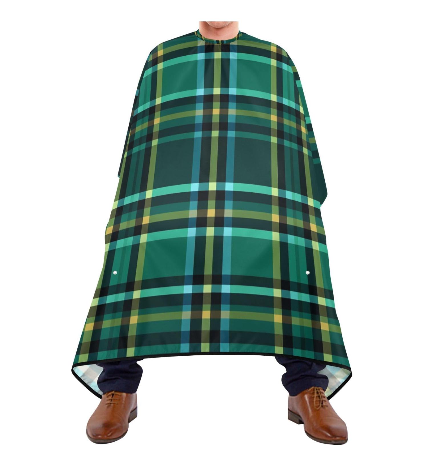 Buy Waterproof St. Patrick's Day Green Barber Cape - Cheetah Haircut Bib for Men & Women | Unisex Hair Cutting Cape - Buy Online on GoSupps.com