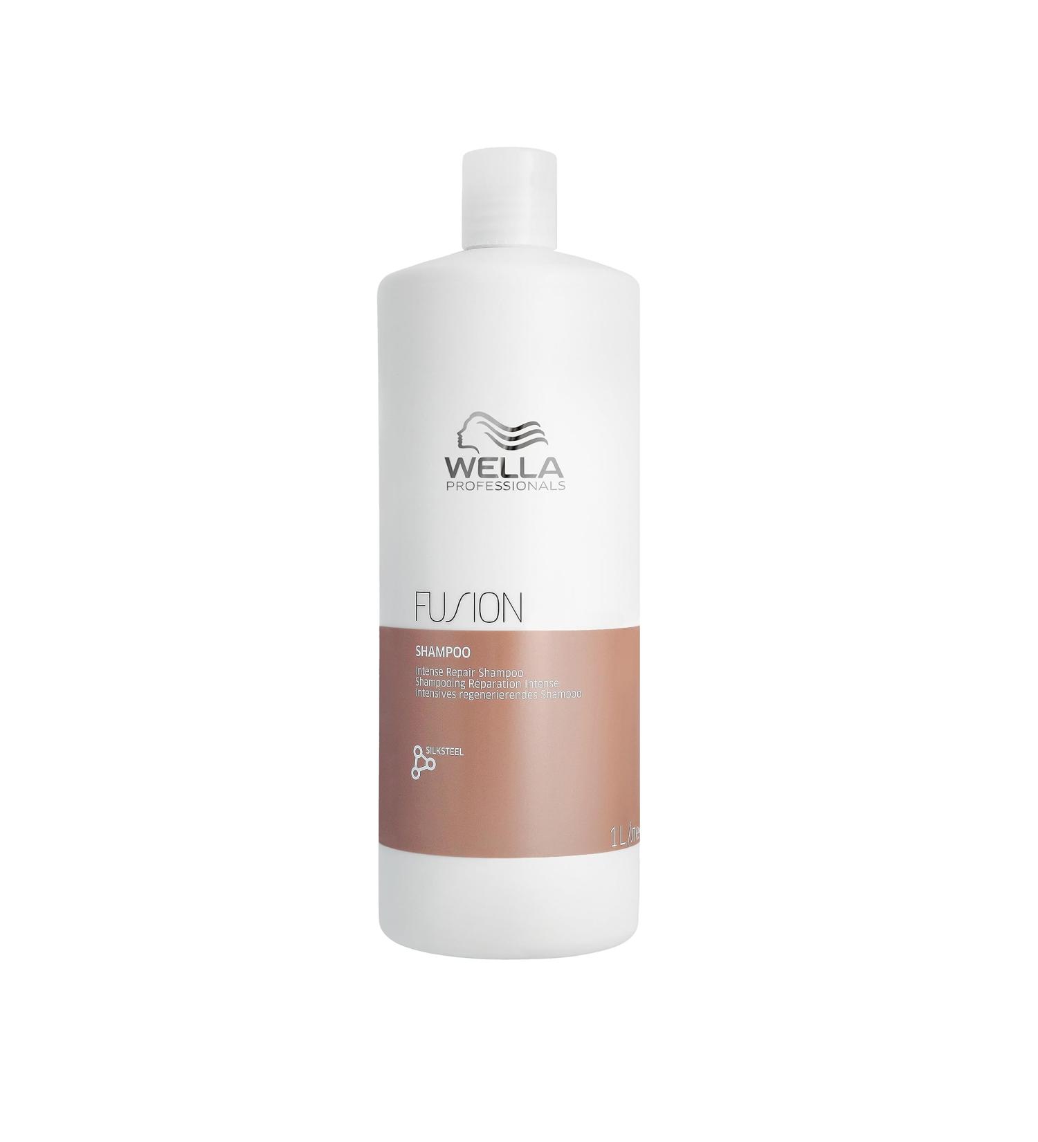 Wella Fusion Intense Repair Deep Repair Shampoo 1L - Professional Haircare for Breakage & Damage Protection - Buy Online on GoSupps.com