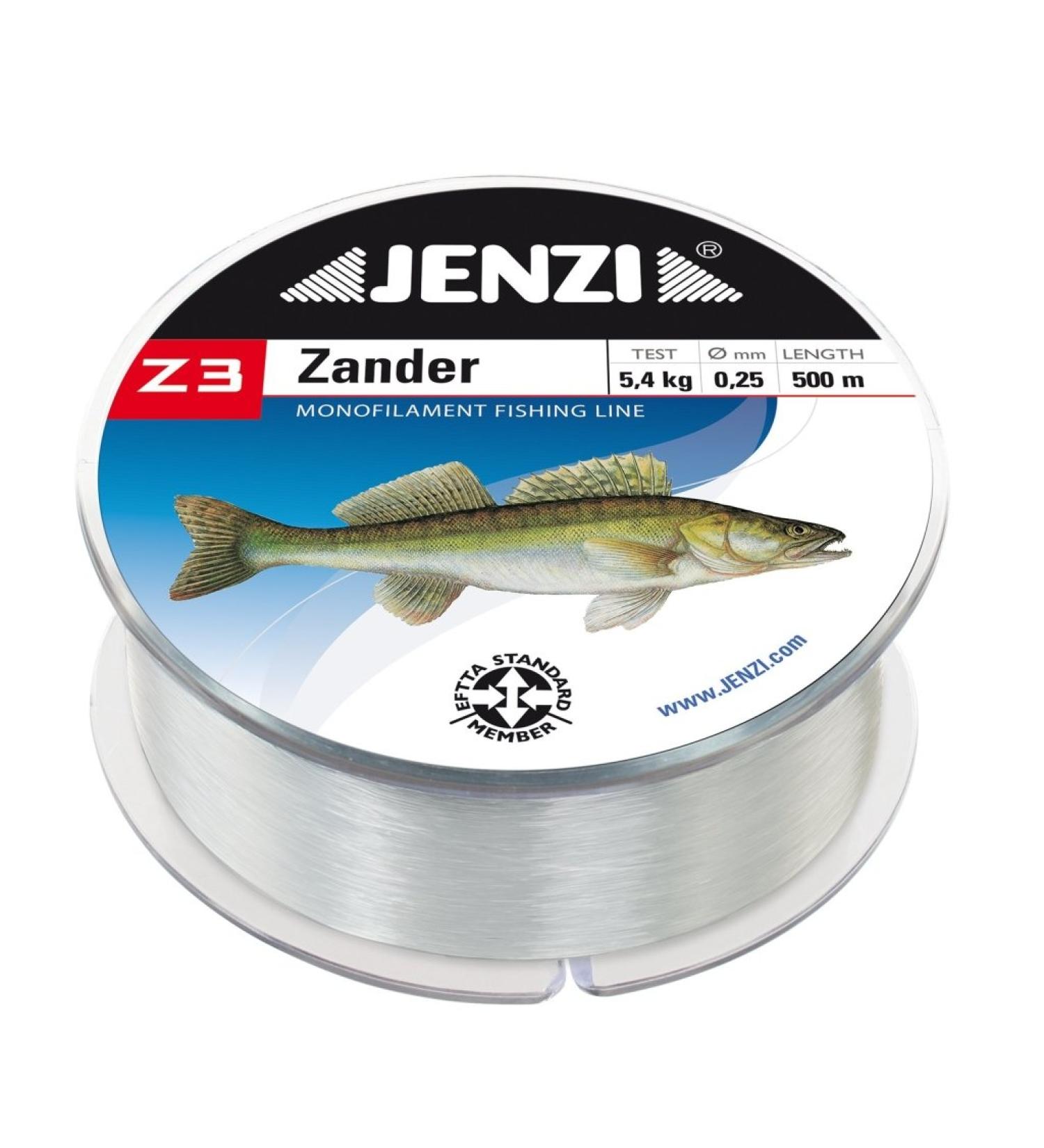 Jenzi fishing line Z3 Line Zander 0.30mm 6.7 kg 500m