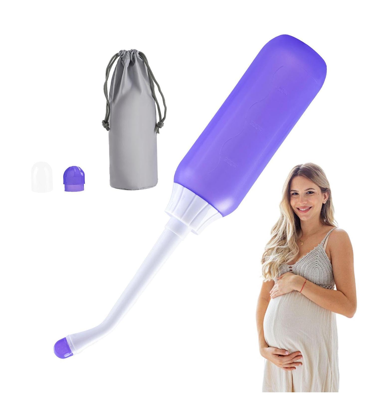 Portable Bidet for Travel | 400ml Personal Hygiene & Care Device | Ideal for Intimate Areas - Faceynde Lila - Buy Online on GoSupps.com