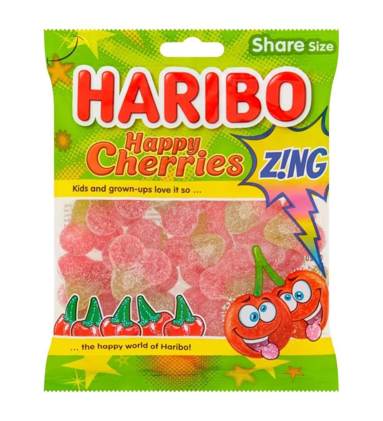 HARIBO 160G HAPPY CHERRIES ZING