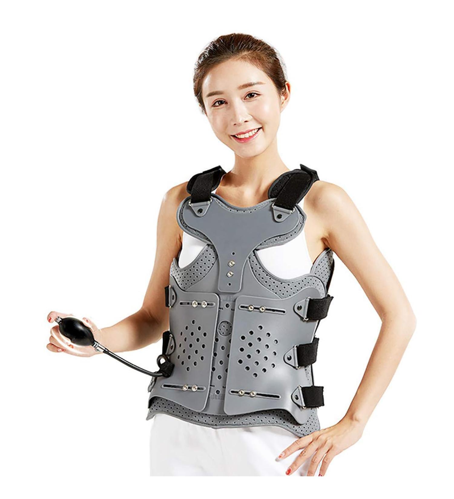 Mobyat Lumbar Orthosis - Adjustable Thoracolumbal Fixation with Airbag Protection | Breathable & Comfortable Fit for Women & Adults | International Shipping Available - Buy Online on GoSupps.com
