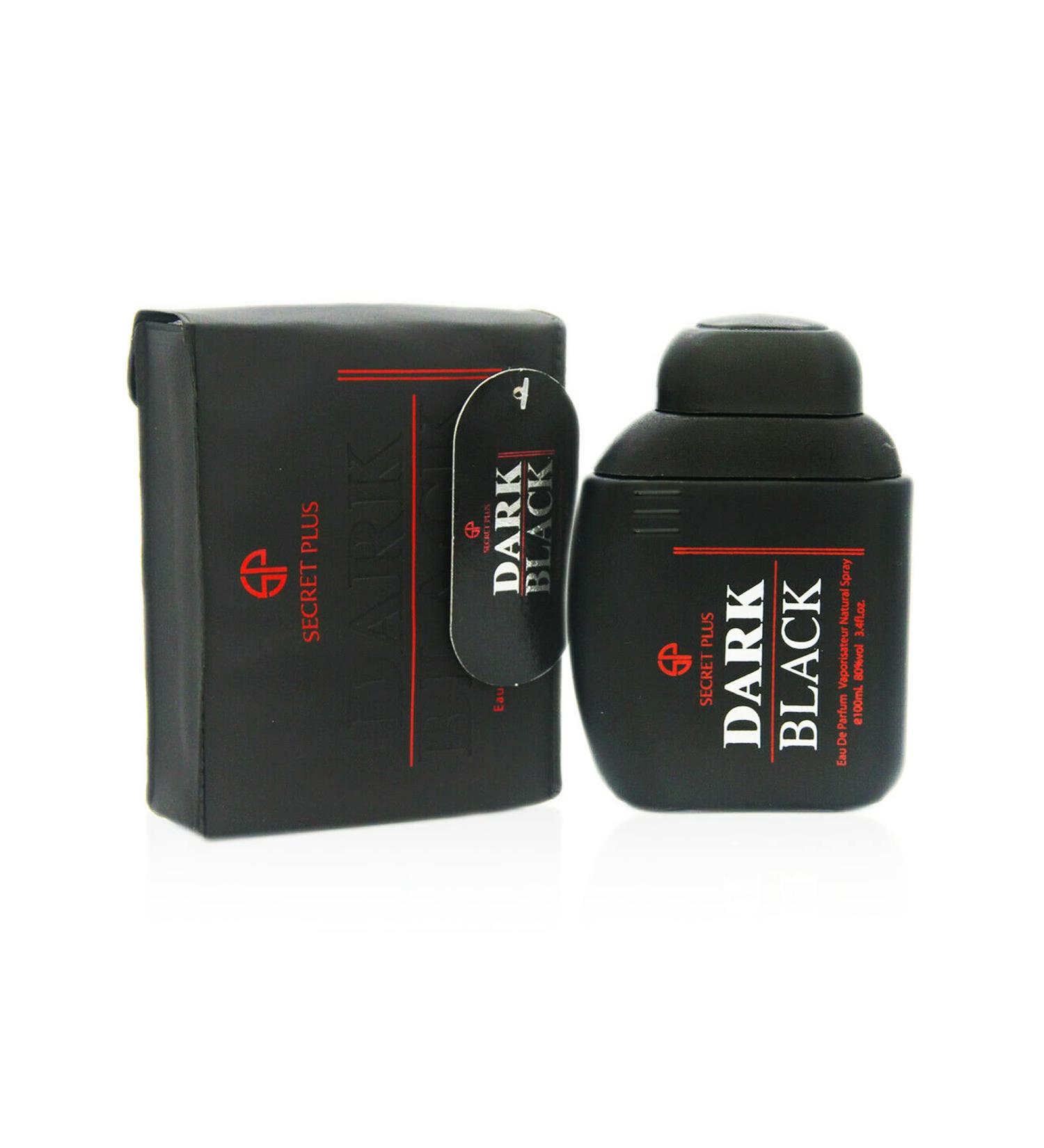 Dark Black Fragrance for Men by Secret Plus 3.4 Oz -100 ml / Eau De Parfum Natural Spray Vaporizateur - Buy Online on GoSupps.com