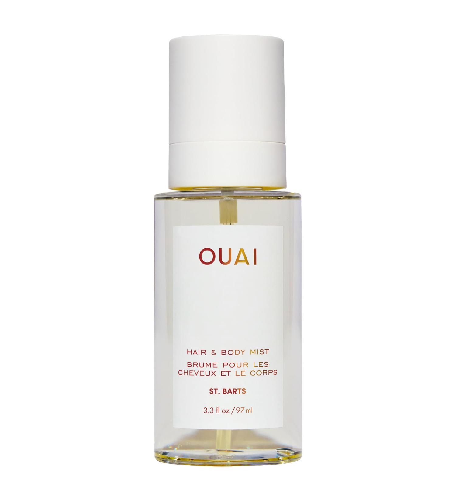 OUAI St. Barts Hair and Body Mist - Tropical-Scented Hair Perfume and Body Spray - Notes of Dragonfruit Orange Blossom Tuberose & Musk (3.3 Fl Oz) - Buy Online on GoSupps.com
