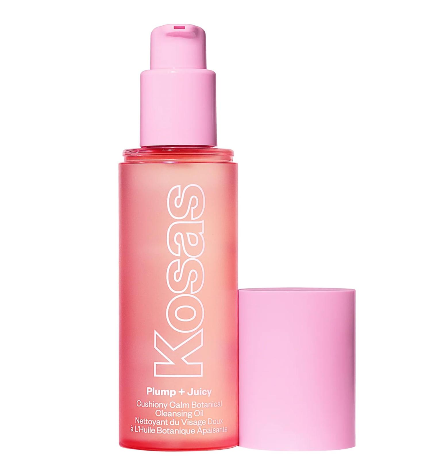 Kosas Plump + Juicy Cushiony Calm Botanical Cleansing Oil Hydrating Makeup Remover for Sensitive Skin Non-Greasy Oil Cleanser with Ceramides & Squalane for Soft Soothed Skin  - Buy Online on GoSupps.com