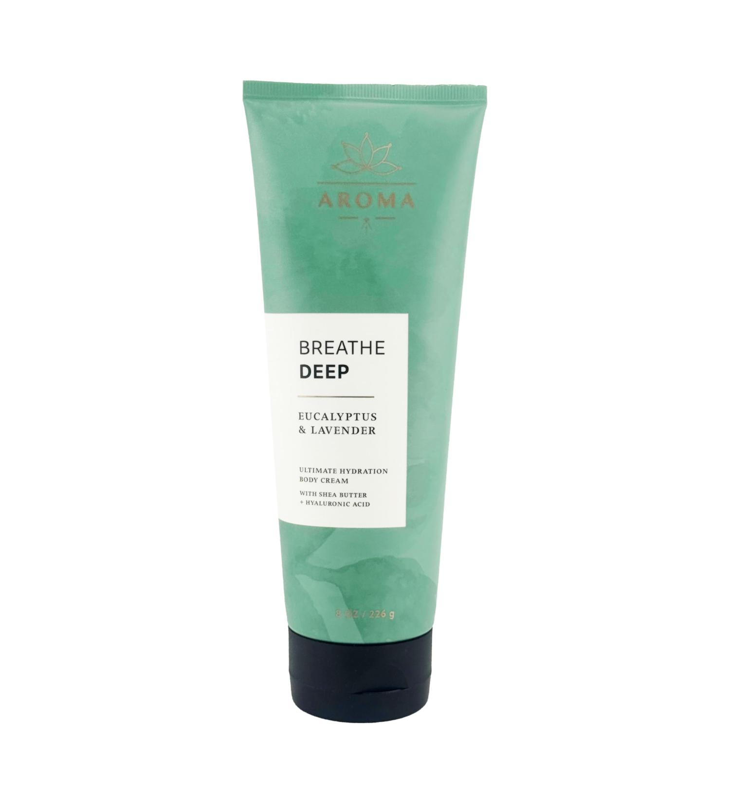 Breathe Deep Eucalyptus Lavender Ultimate Hydration Body Cream | 8 Oz