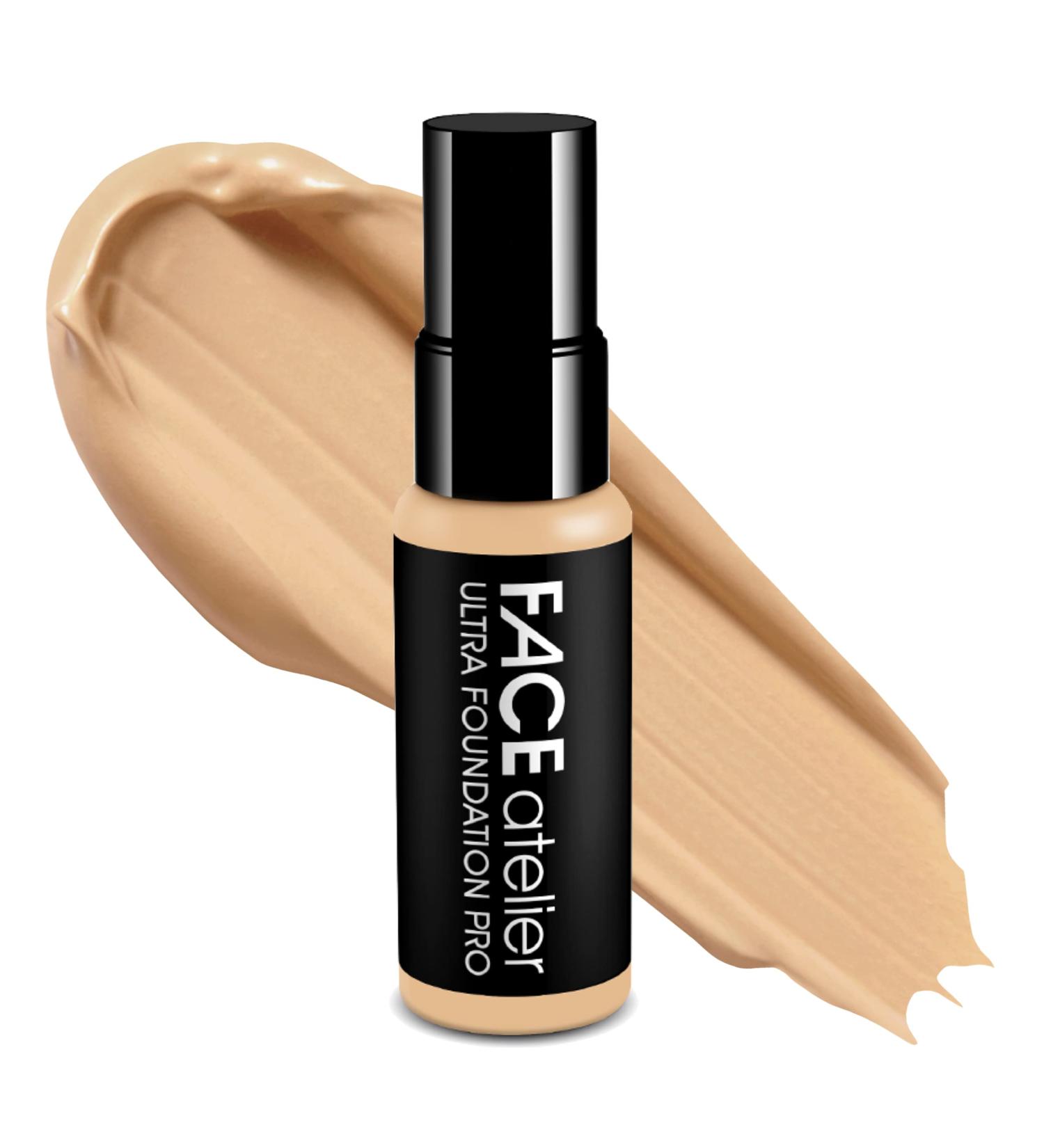 FACE atelier Ultra Foundation Pro in Sand 4 - Best Full Coverage Foundation for Mature & Dry Skin | Oil-Free & Cruelty-Free Makeup - Buy Online on GoSupps.com
