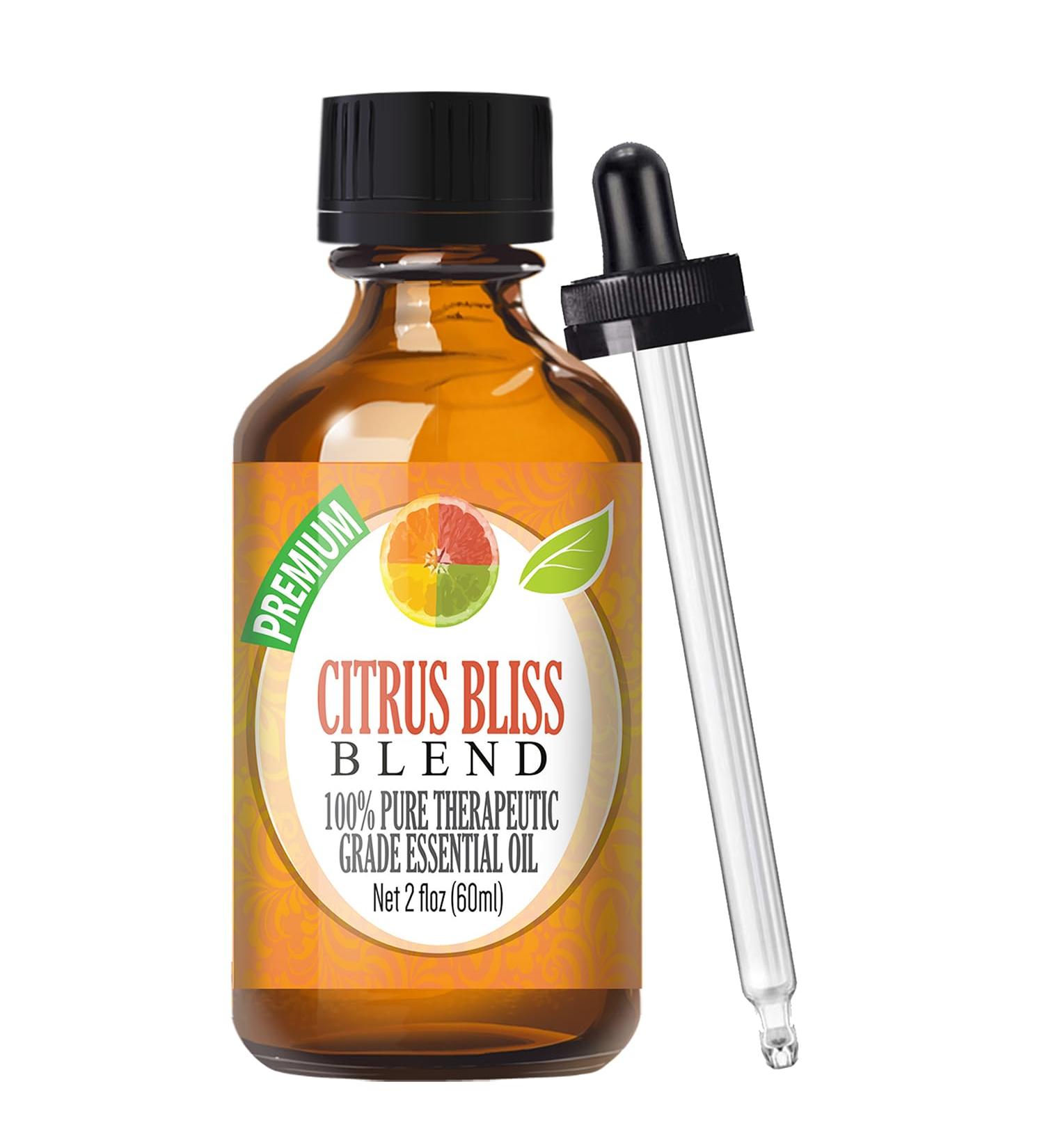 Healing Solutions Citrus Bliss Blend Essential Oil - 100% Pure Therapeutic Grade - 60ml - Aromatherapy Oils