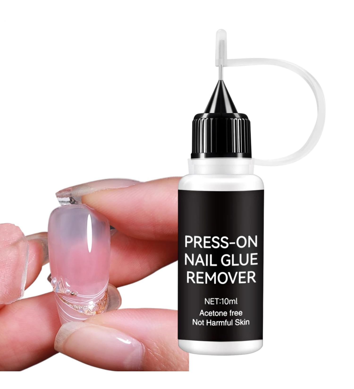 Nail Glue Remover for Artificial Nails - 10ml Water-Based Dissolving Solution | Nail Glue Removal Solution for Women Girls Mothers Brides and Beauty Enthusiasts at Home or in the Salon - Buy Online on GoSupps.com