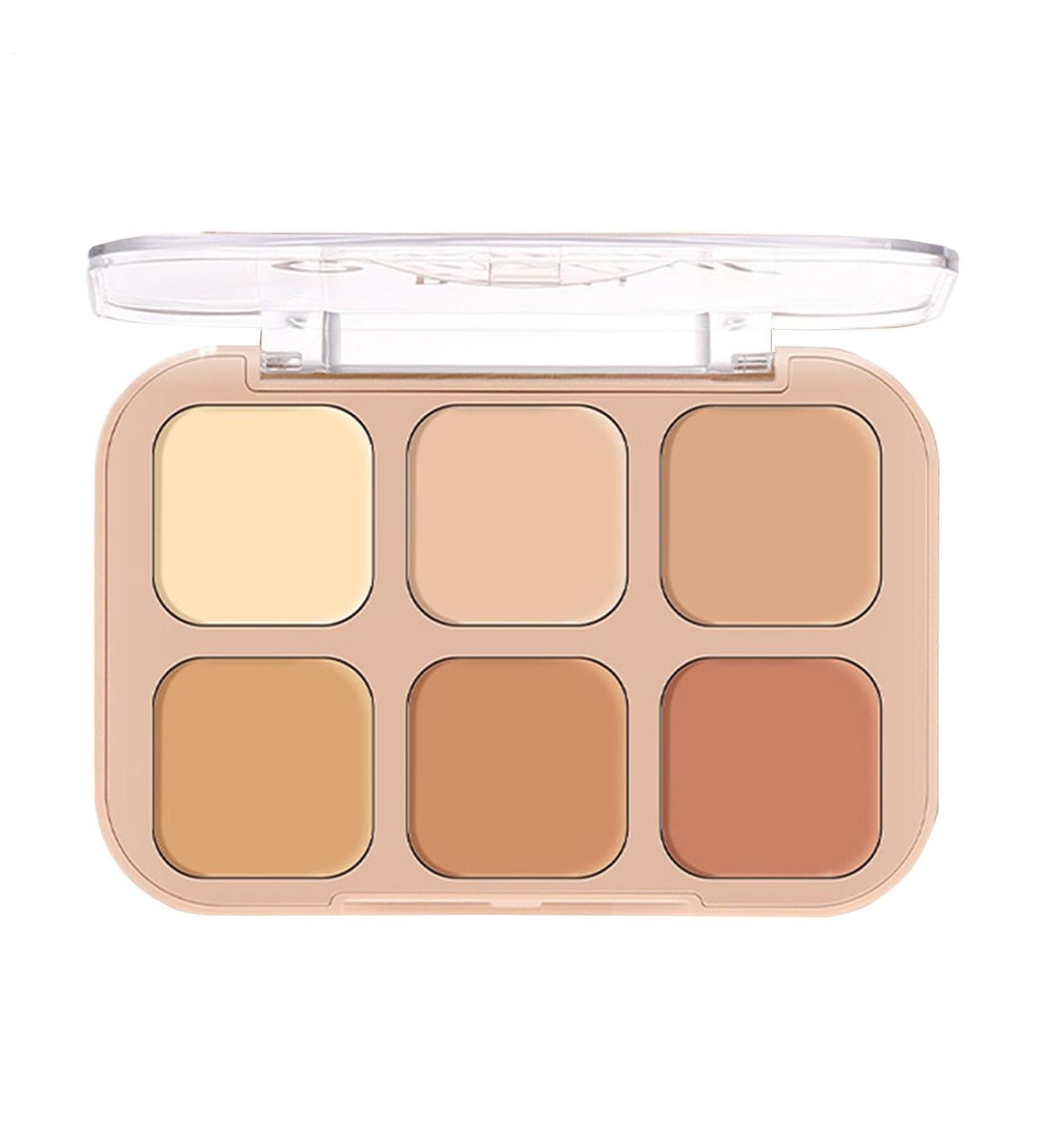  Iouyjiu Makeup Concealer Palette Facial Contouring Powder Palette Natural Tone Beauty Supplies Perfect for Parties Night Out Daily Use Shopping & Dating - Buy Online on GoSupps.com