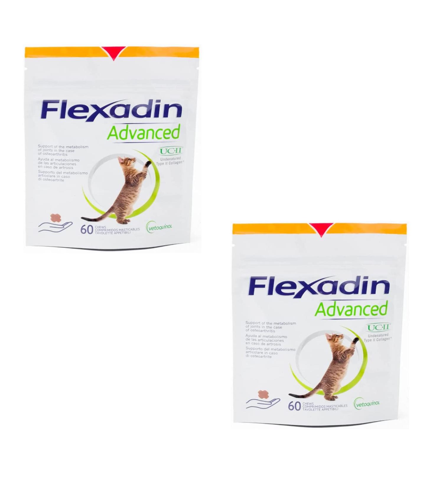Vetoquinol Flexadin Advanced for cats - double pack - 2 x 60 pieces