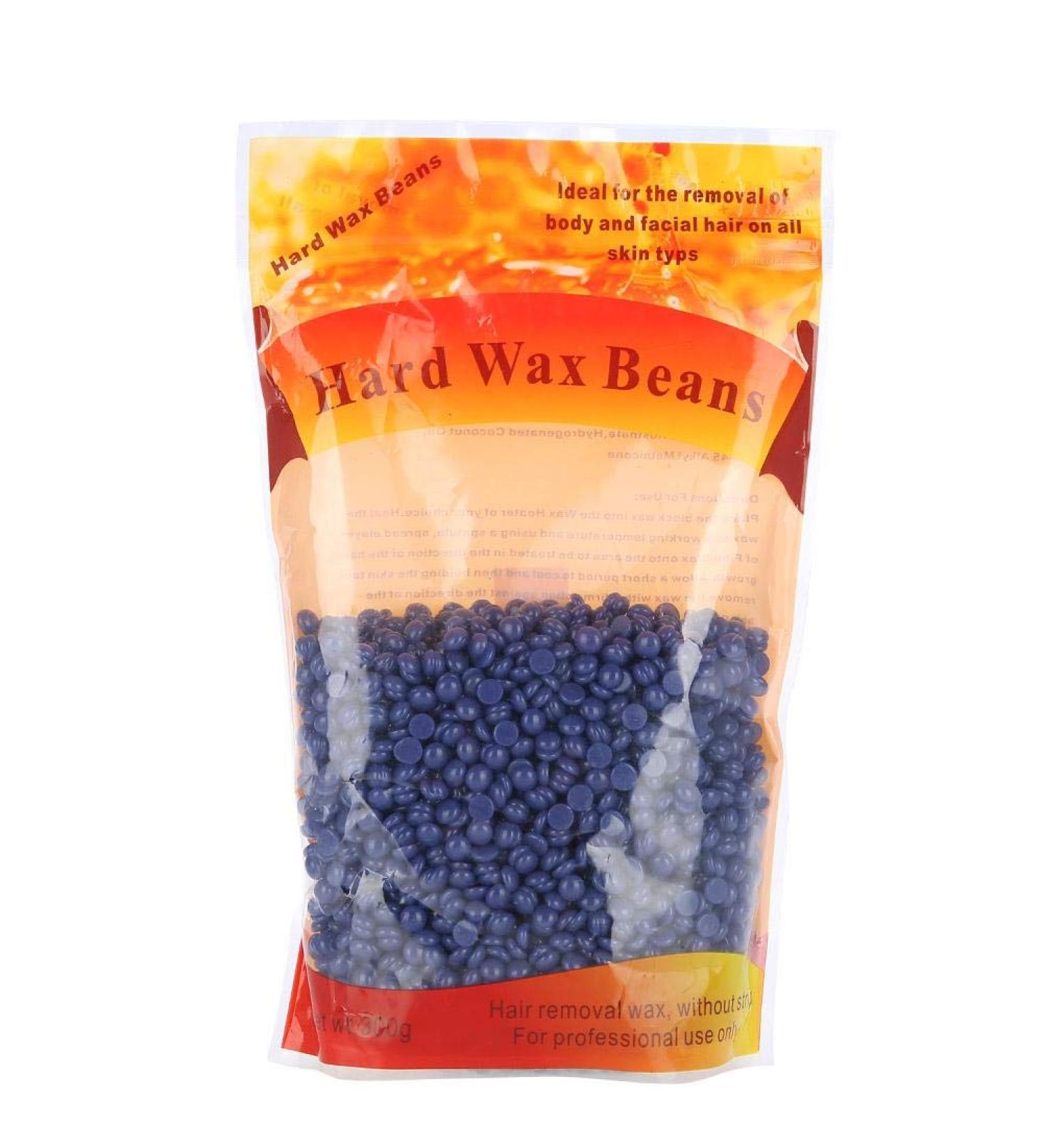 300g Hard Wax Pearls for Hair Removal - 8 Types of Depilation Beans for Body Face Eyebrows Armpits & Bikini - Lavender Beeswax Pellets - International Shipping - Buy Online on GoSupps.com