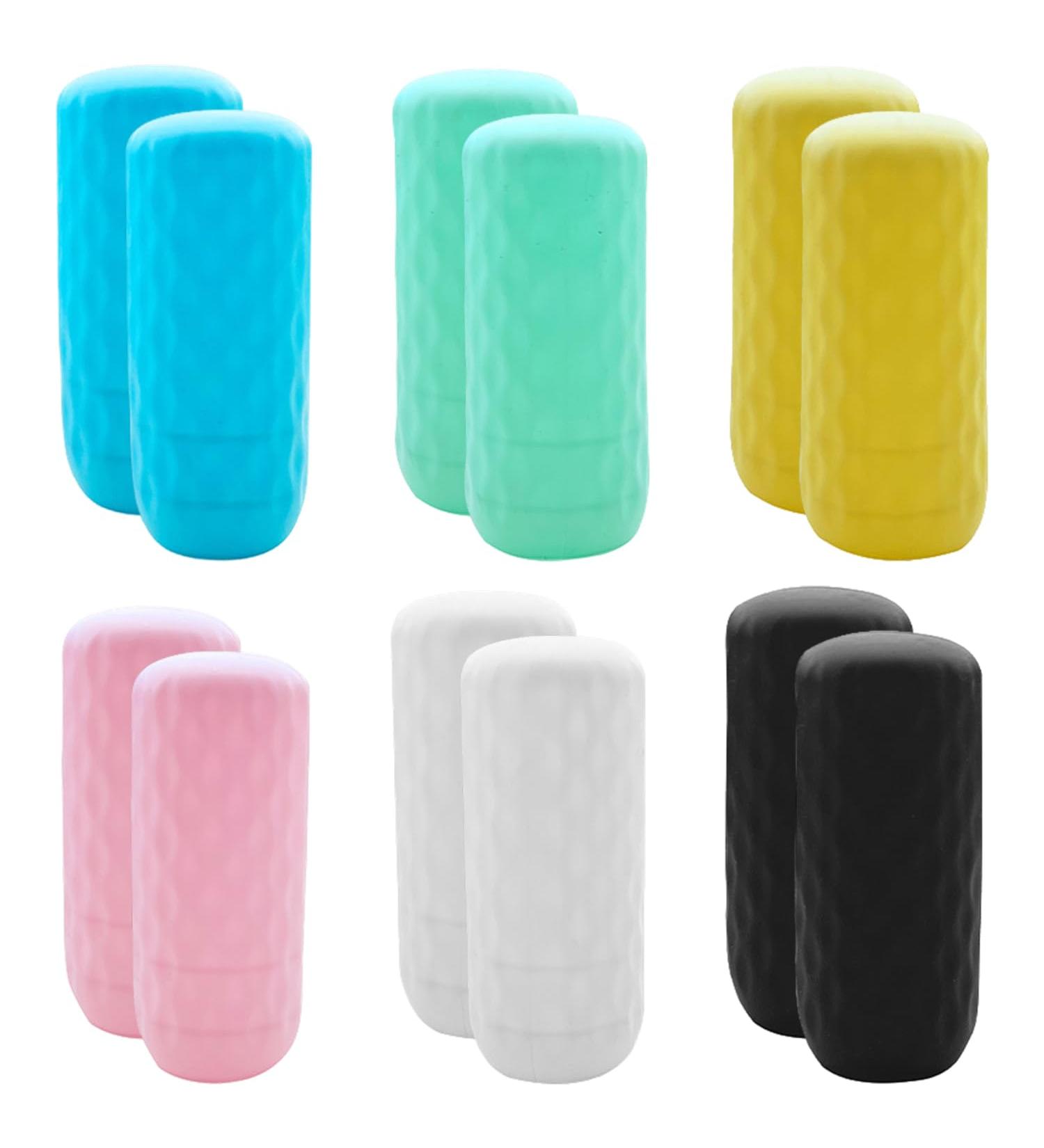 USHXVG 12 Pieces Of Silicone Leak-Proof Bottle Covers Separate Bottle Protective Covers Spill-Proof And Leak-Proof Stretchable Elastic Leak-Proof Covers Suitable For Business Trips And Travel - Buy Online on GoSupps.com