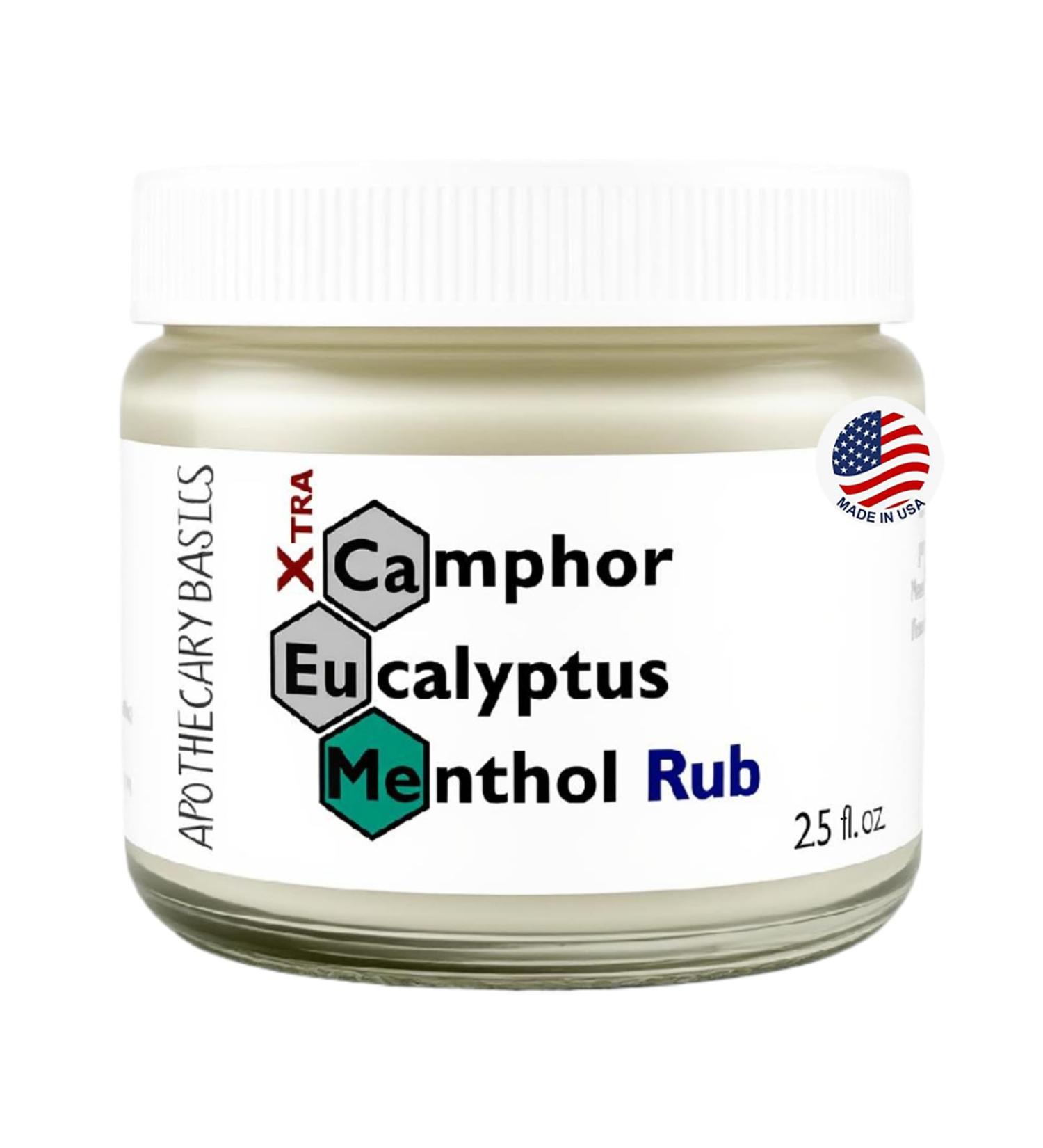 Camphor+Eucalyptus+Menthol Xtra Rub Handmade with Menthol Camphor & Eucalyptus Soothing & Refreshing 2.5 fl oz - Buy Online on GoSupps.com