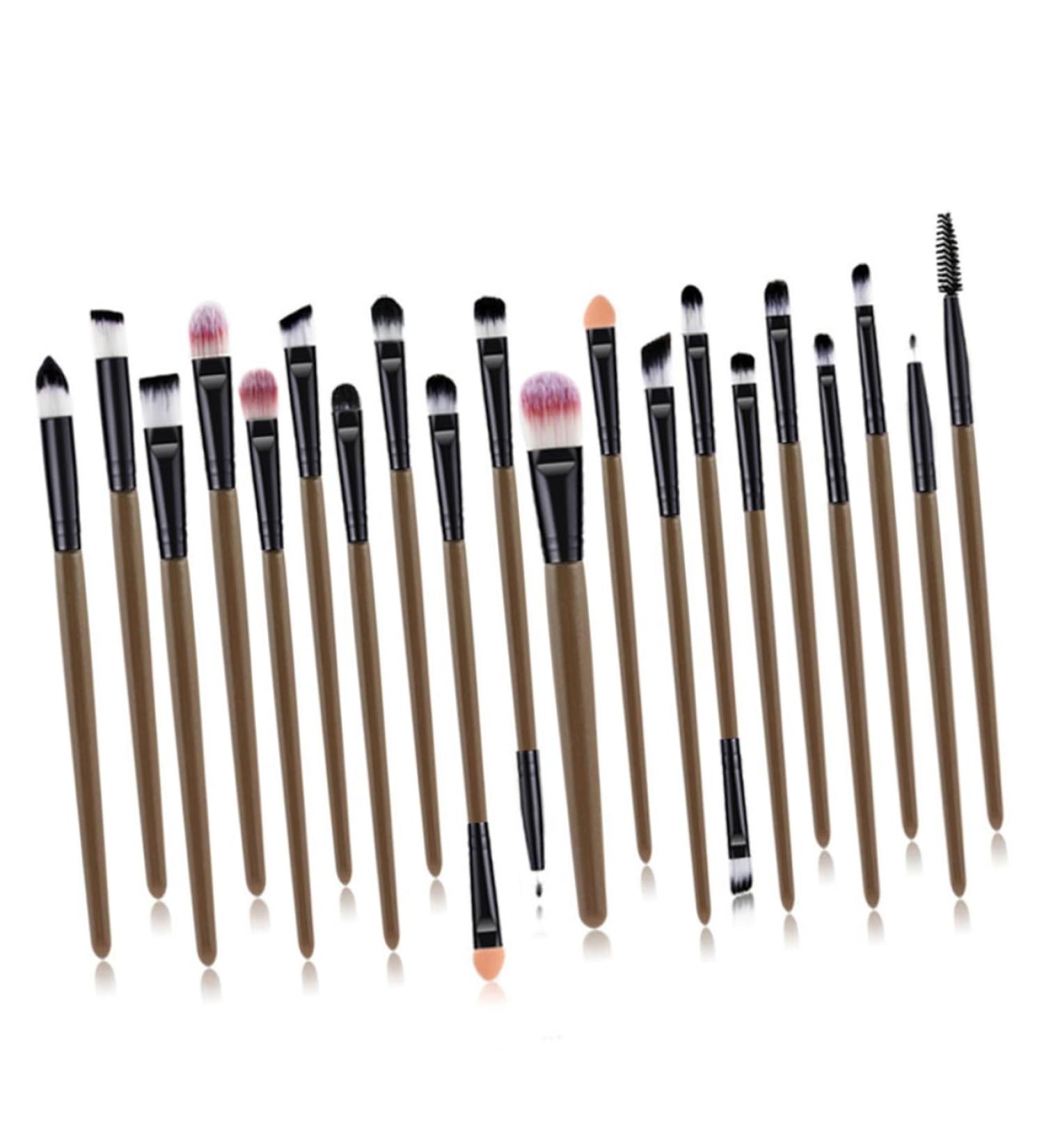 PLAFOPE 20pcs Eyeliner Eyeshadow Brush Kit Makeup Brush Kit Eyeshadow Tools - Buy Online on GoSupps.com