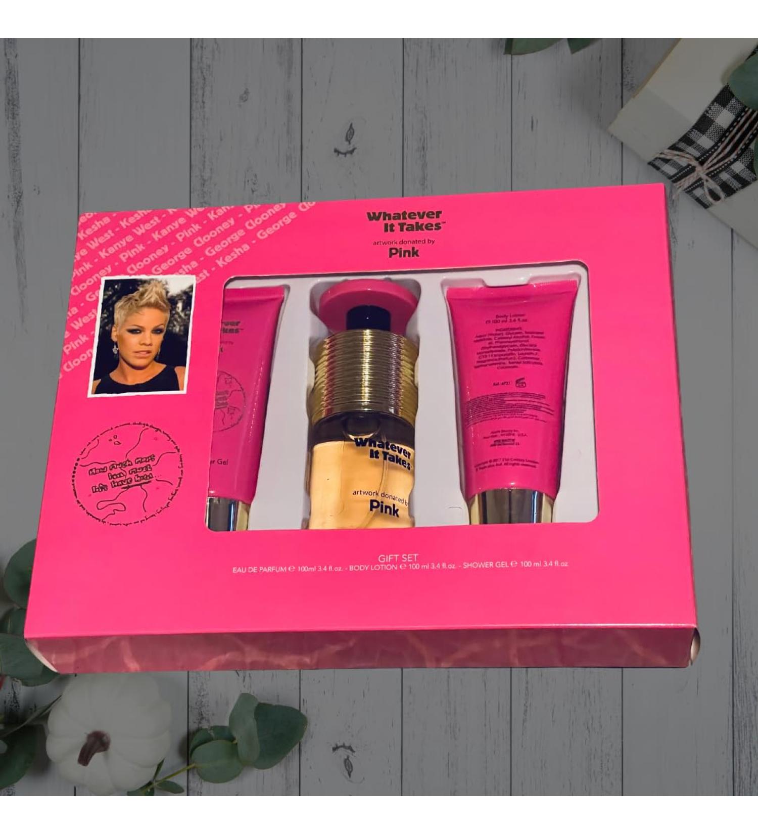 Women's Bath and Body Gift Set Eau de Parfum Body Lotion Shower Gel